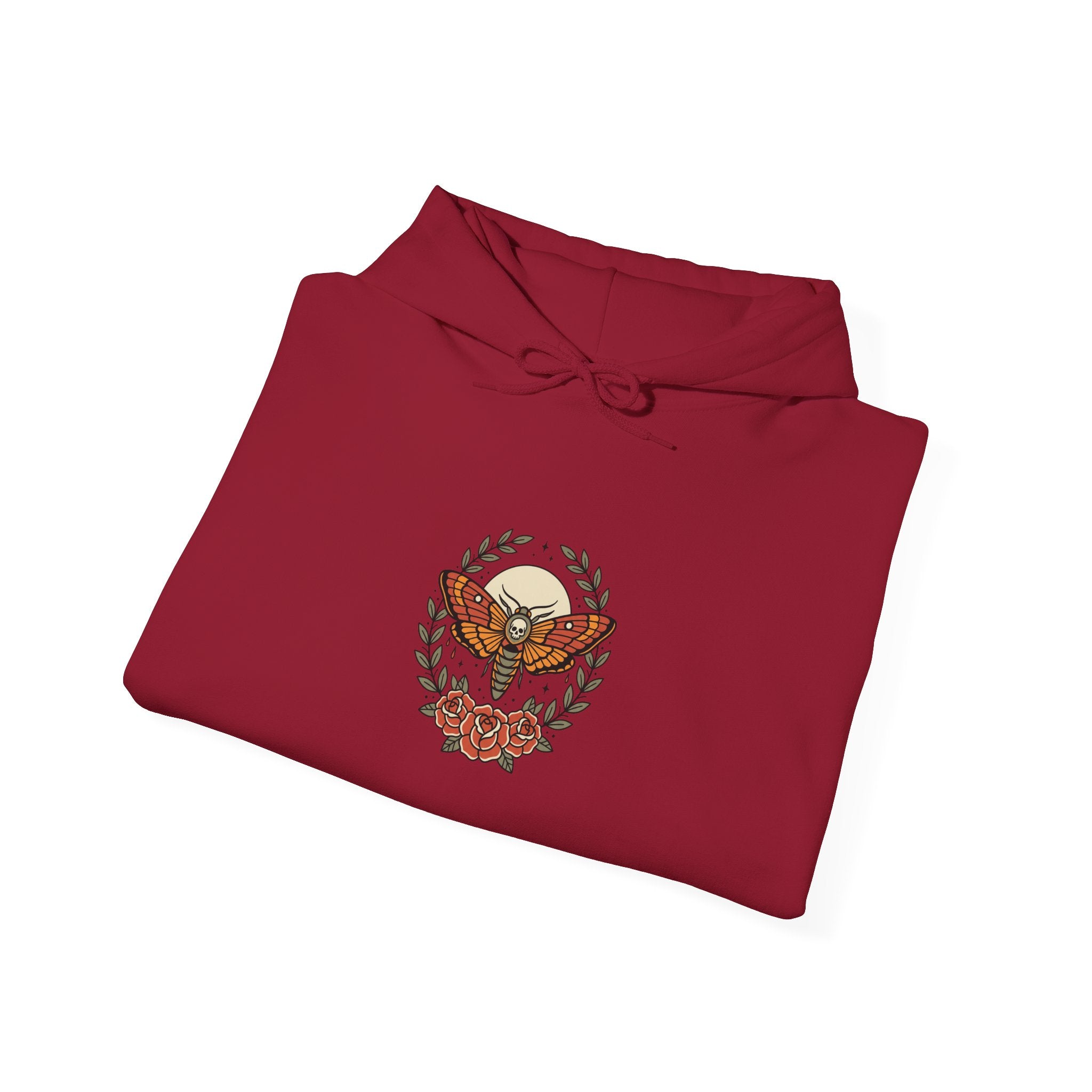 Vintage Eagle Crest Hoodie | Traditional Tattoo-Inspired, Flash Style