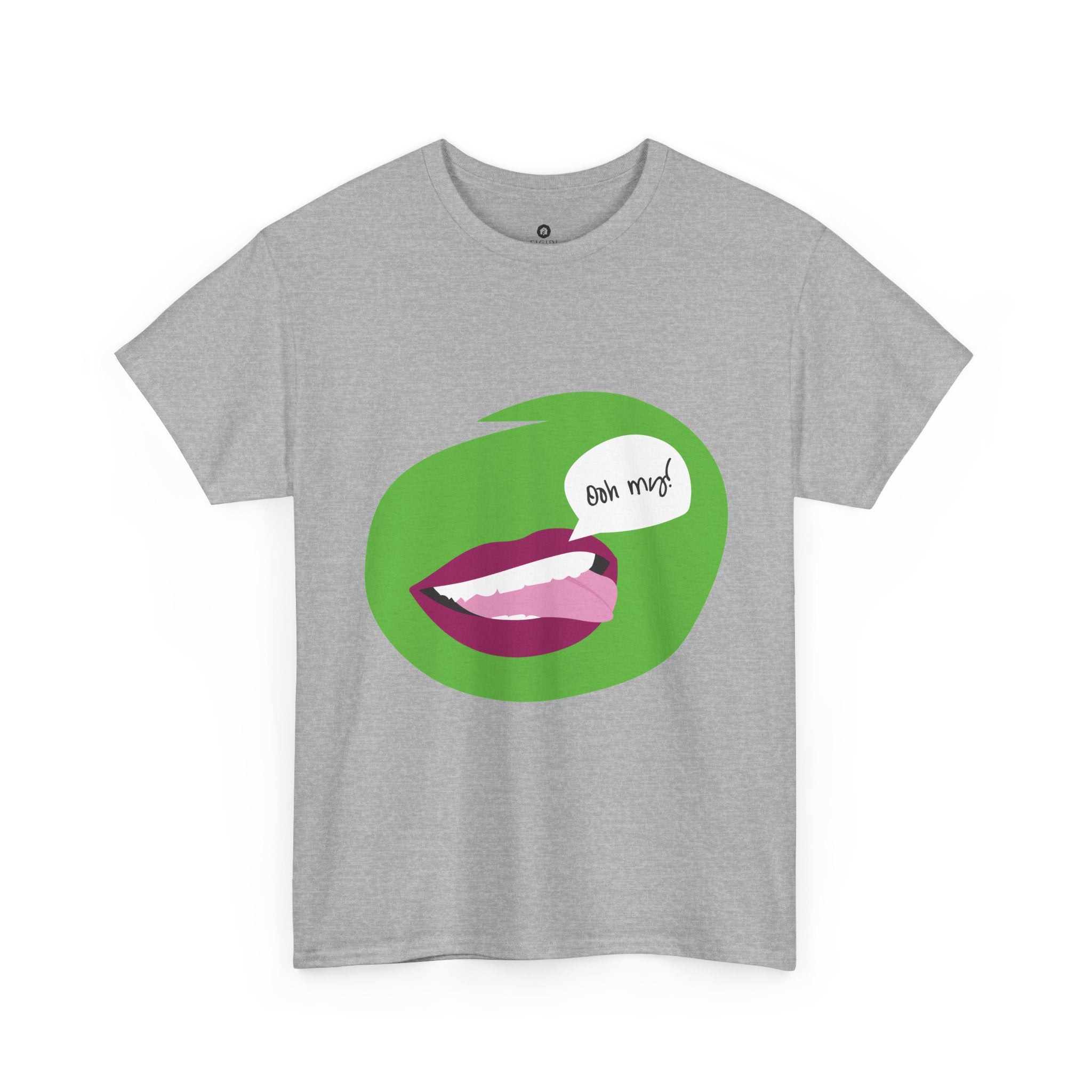 Graphic Tee — 'Bite Me!' Pop Art Lips T-Shirt