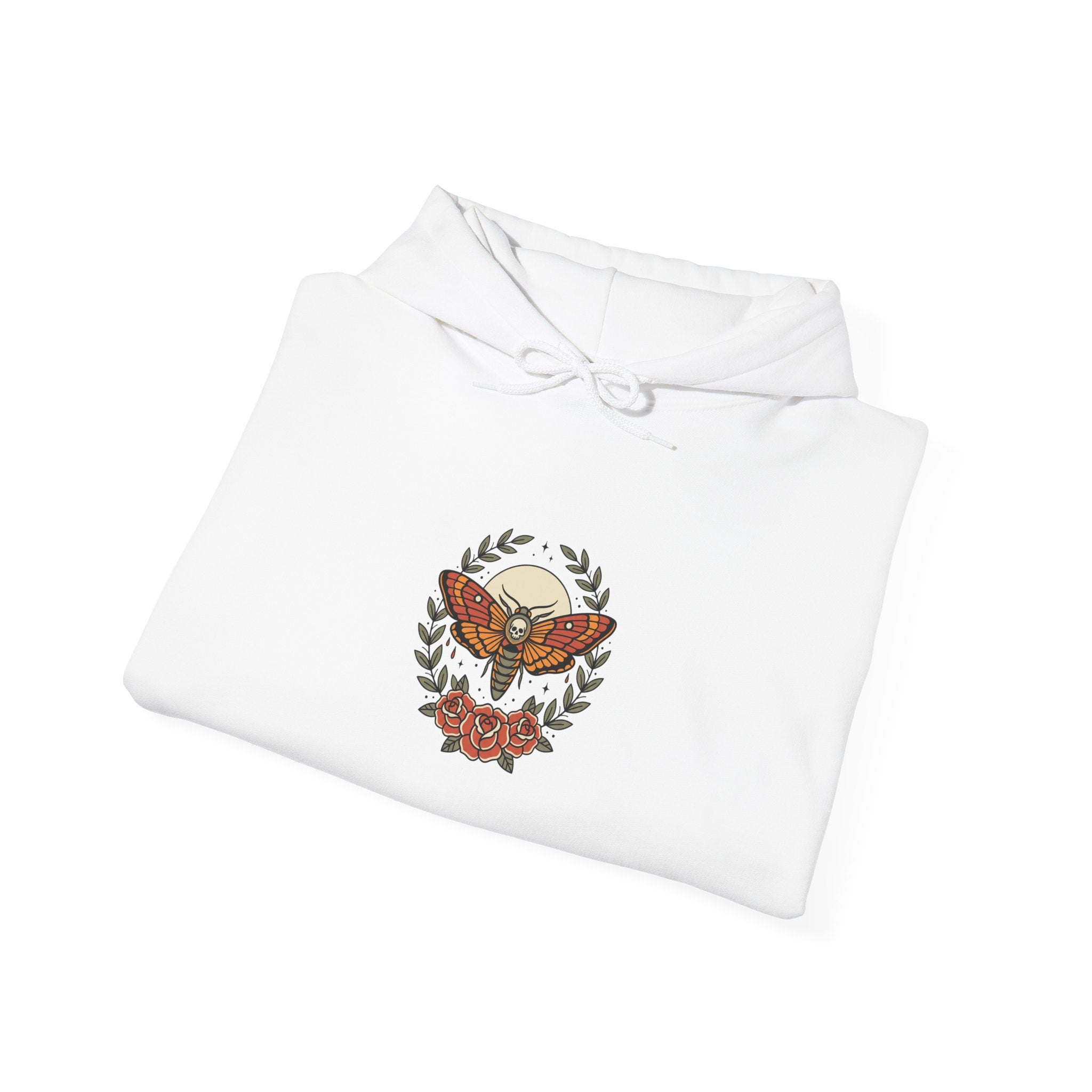 Vintage Eagle Crest Hoodie | Traditional Tattoo-Inspired, Flash Style