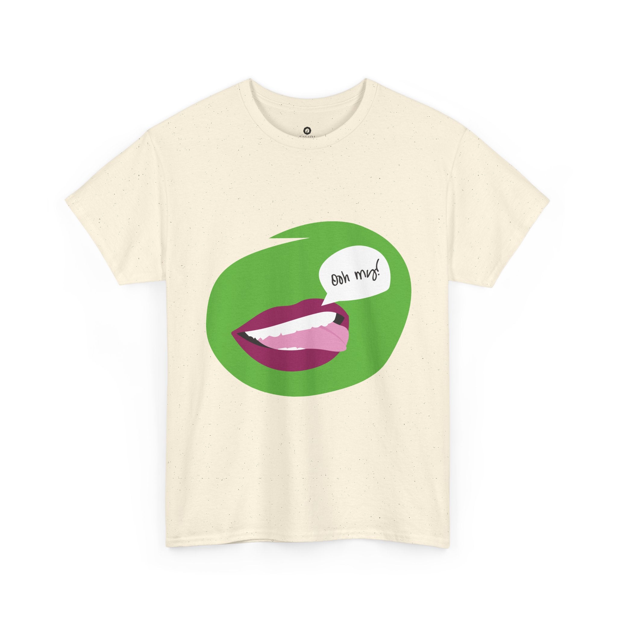 Graphic Tee — 'Bite Me!' Pop Art Lips T-Shirt