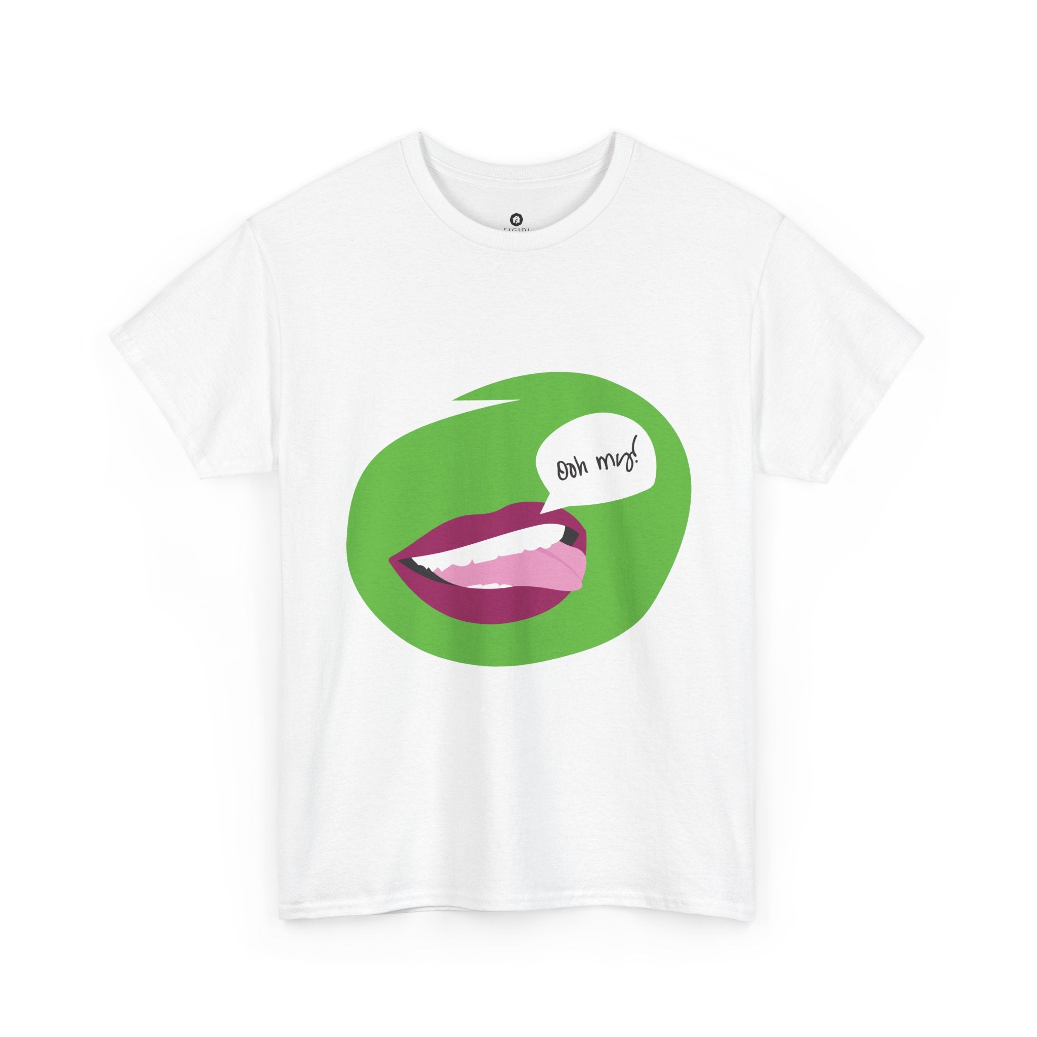 Graphic Tee — 'Bite Me!' Pop Art Lips T-Shirt