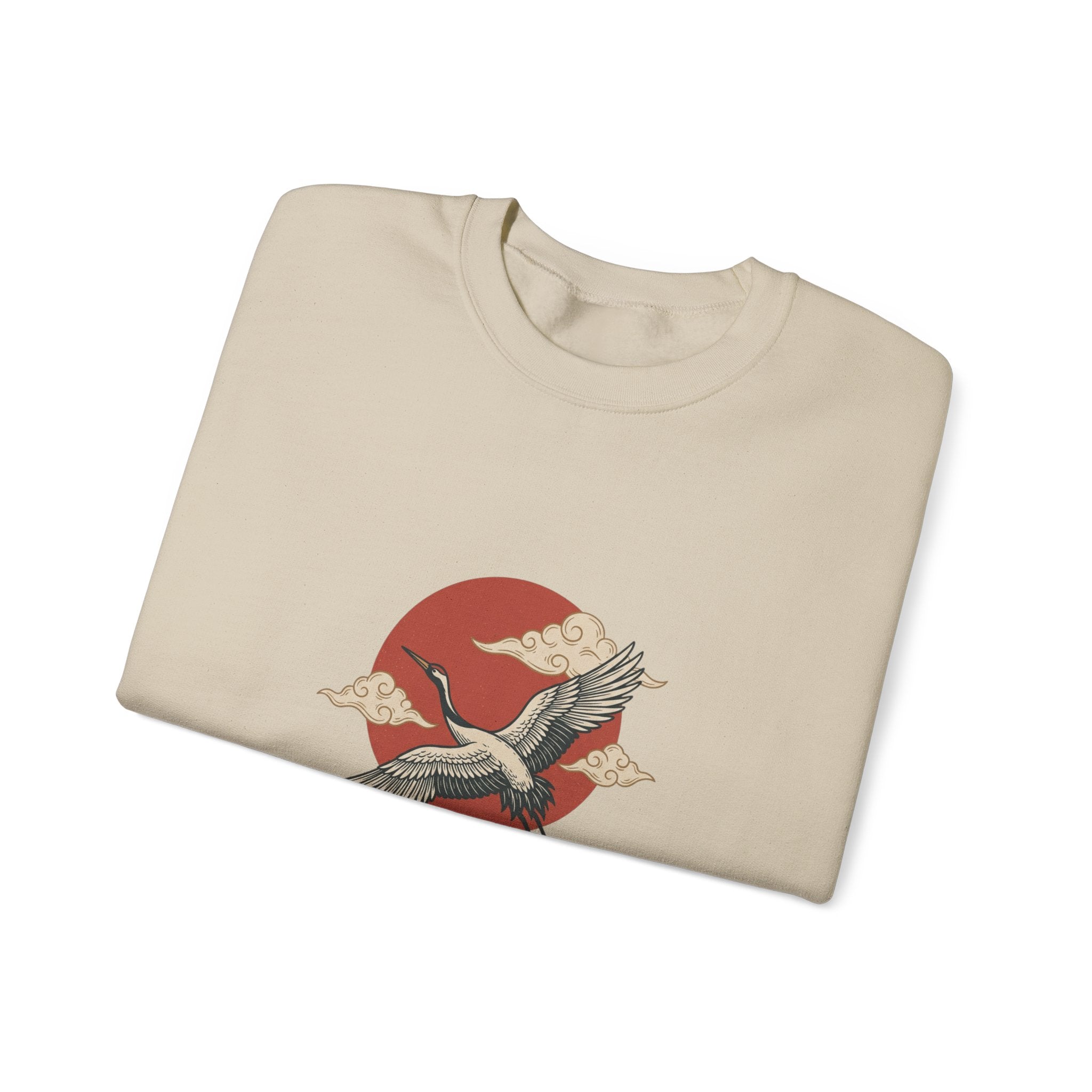 Traditional Tattoo Flying Duck Sweatshirt | Vintage Flash, Bold Outline