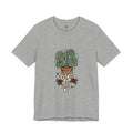 Plant Dad Society T-Shirt | Traditional Tattoo Plant Badge, Monstera Floral Flash