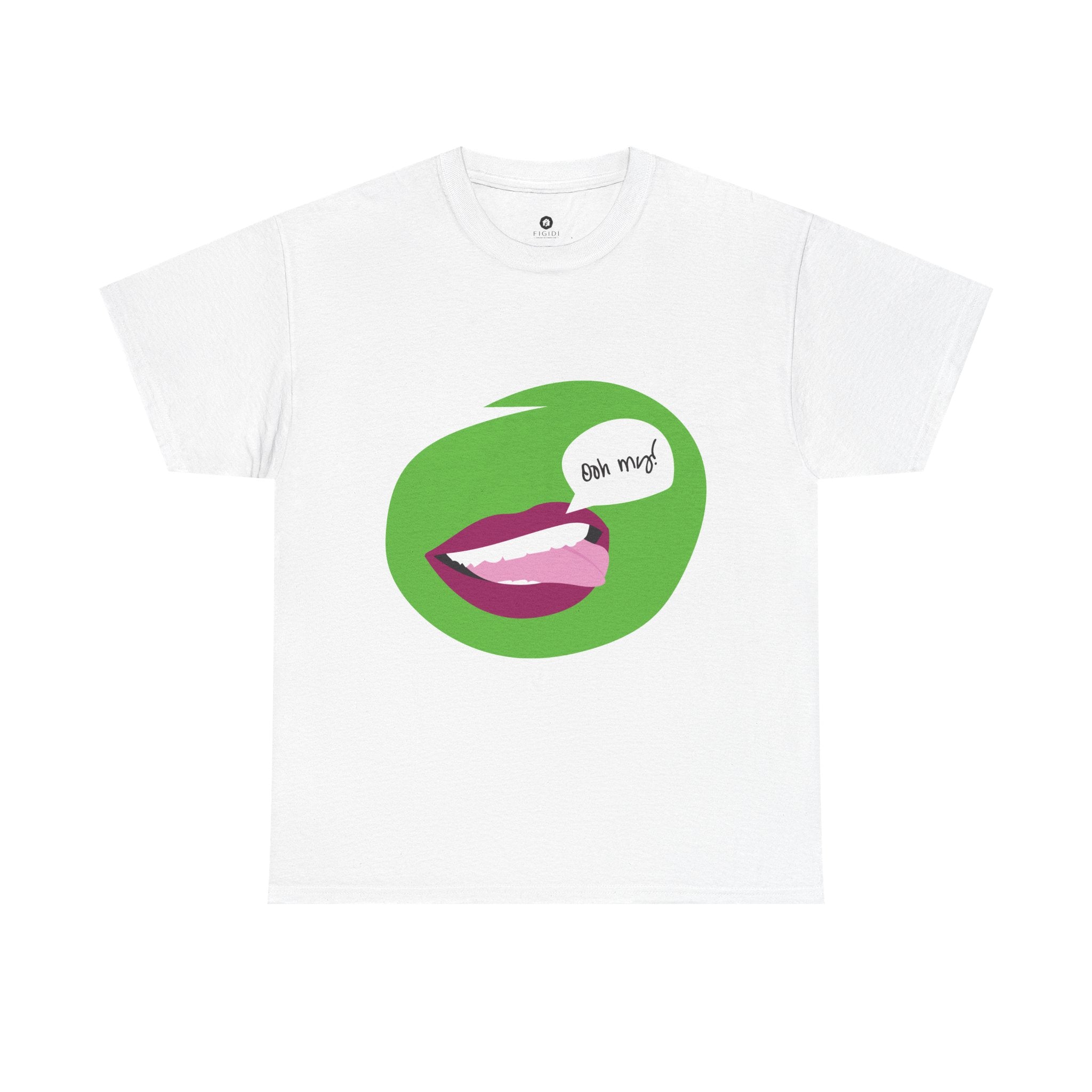 Graphic Tee — 'Bite Me!' Pop Art Lips T-Shirt