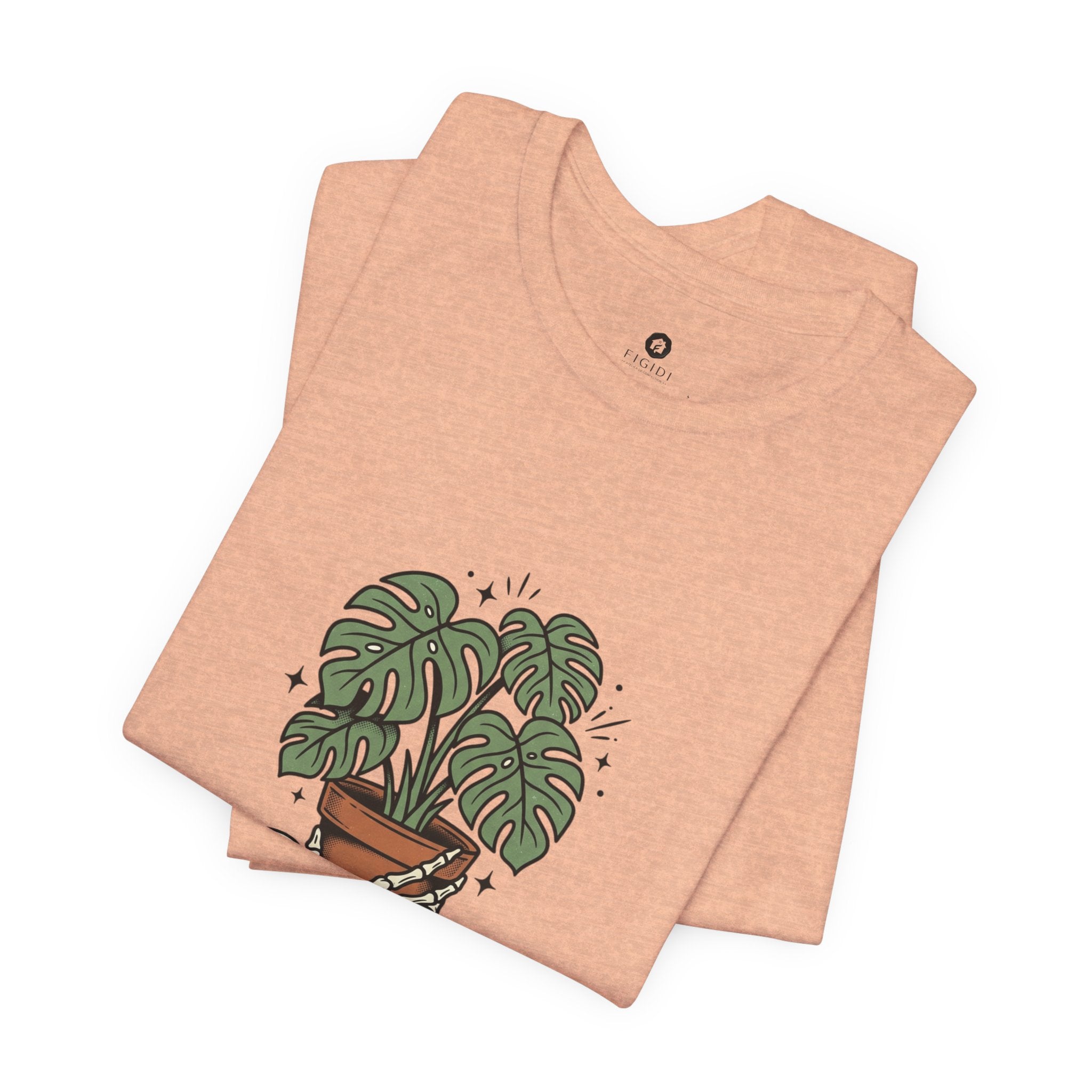Plant Dad Society T-Shirt | Traditional Tattoo Plant Badge, Monstera Floral Flash