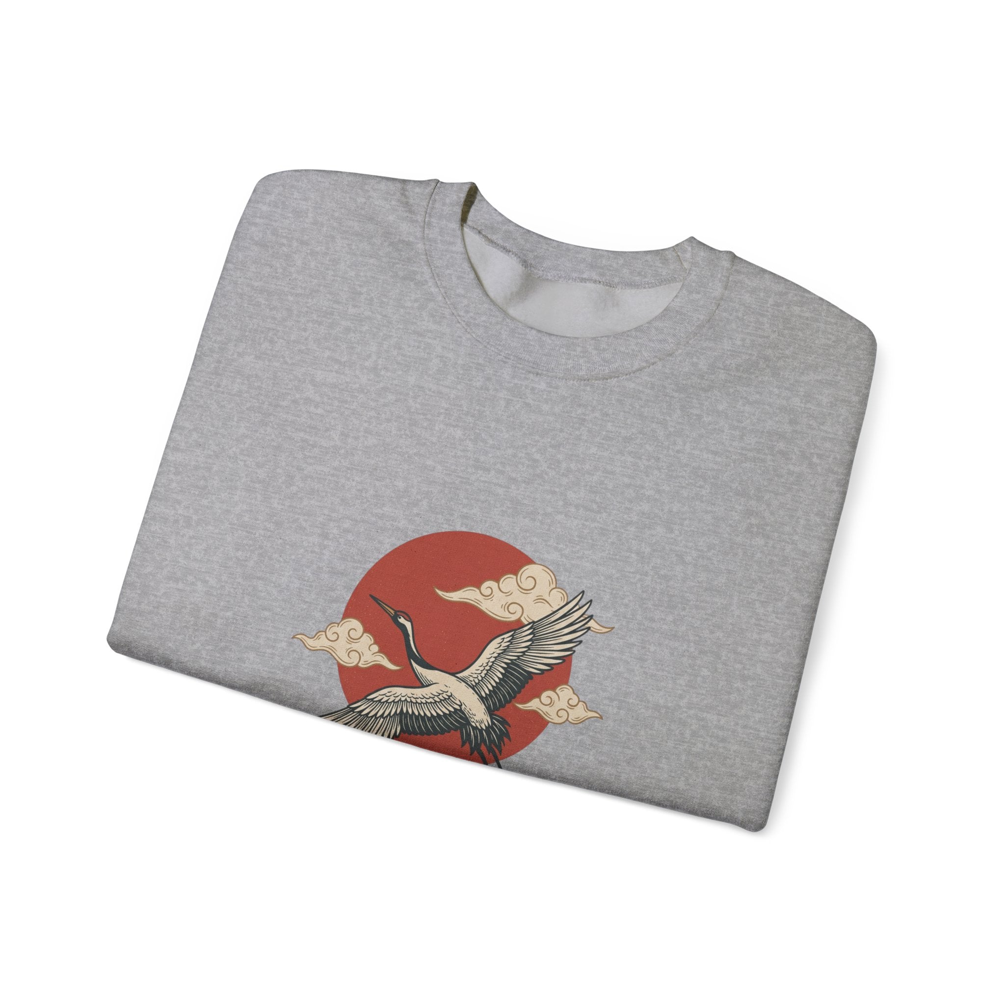 Traditional Tattoo Flying Duck Sweatshirt | Vintage Flash, Bold Outline