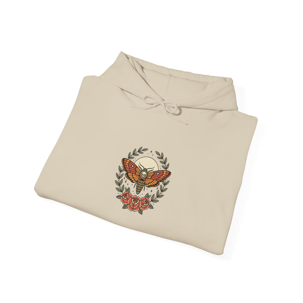 Vintage Eagle Crest Hoodie | Traditional Tattoo-Inspired, Flash Style