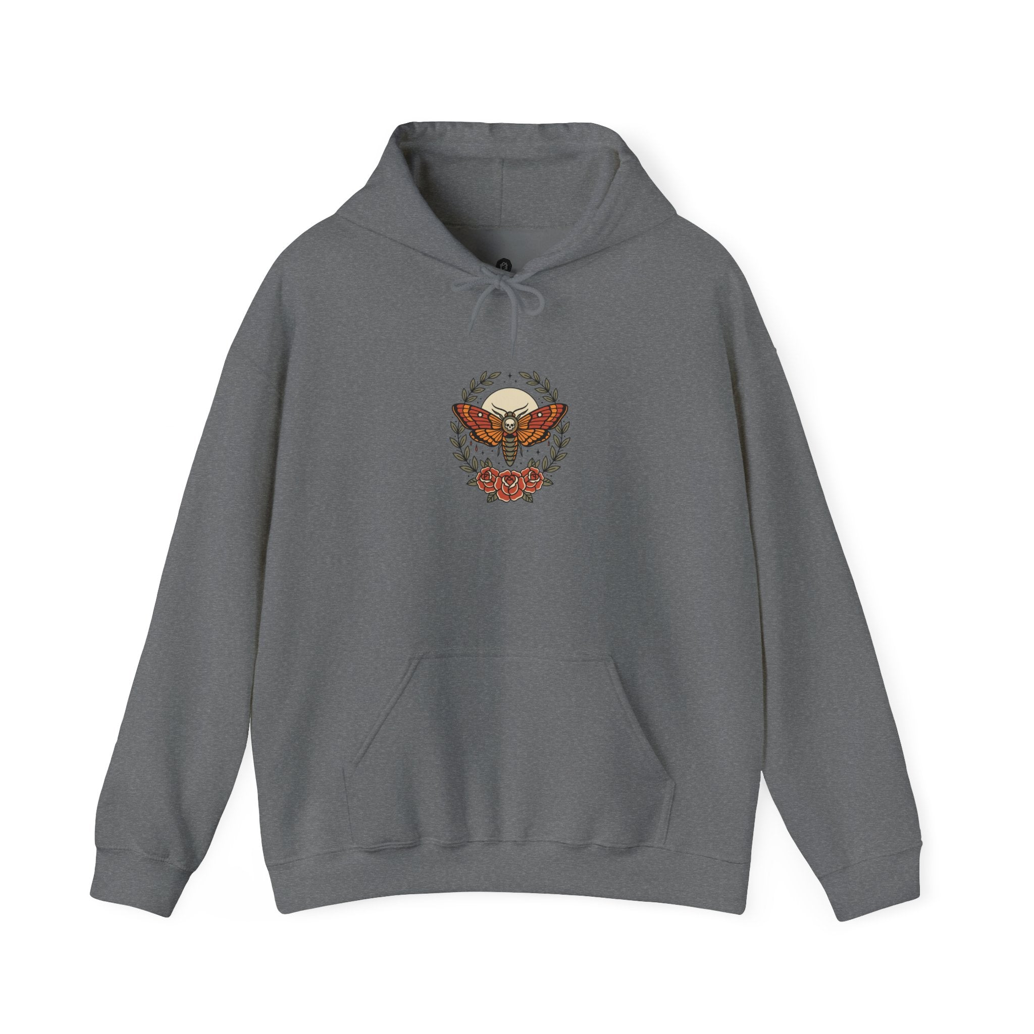 Vintage Eagle Crest Hoodie | Traditional Tattoo-Inspired, Flash Style