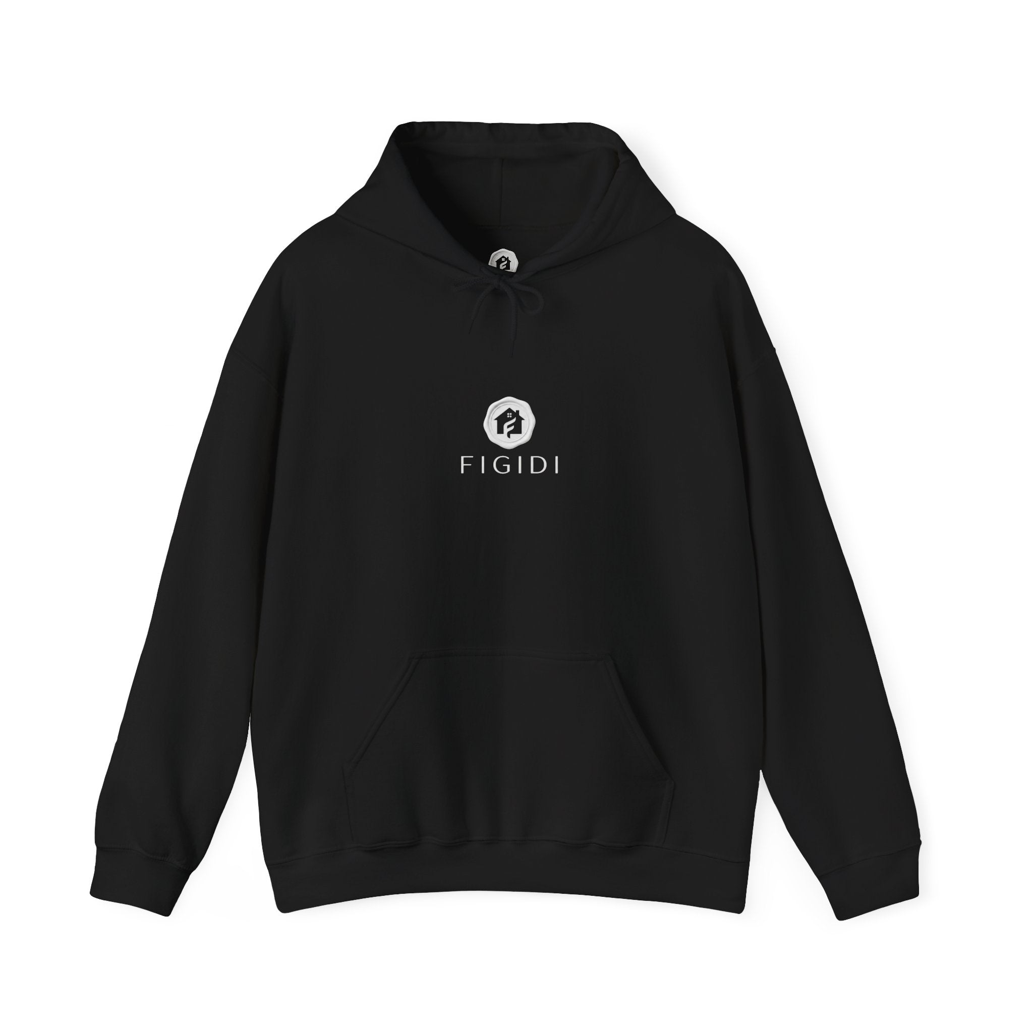 Hoodie — 'Life So Short' Minimal Logo Black Pullover