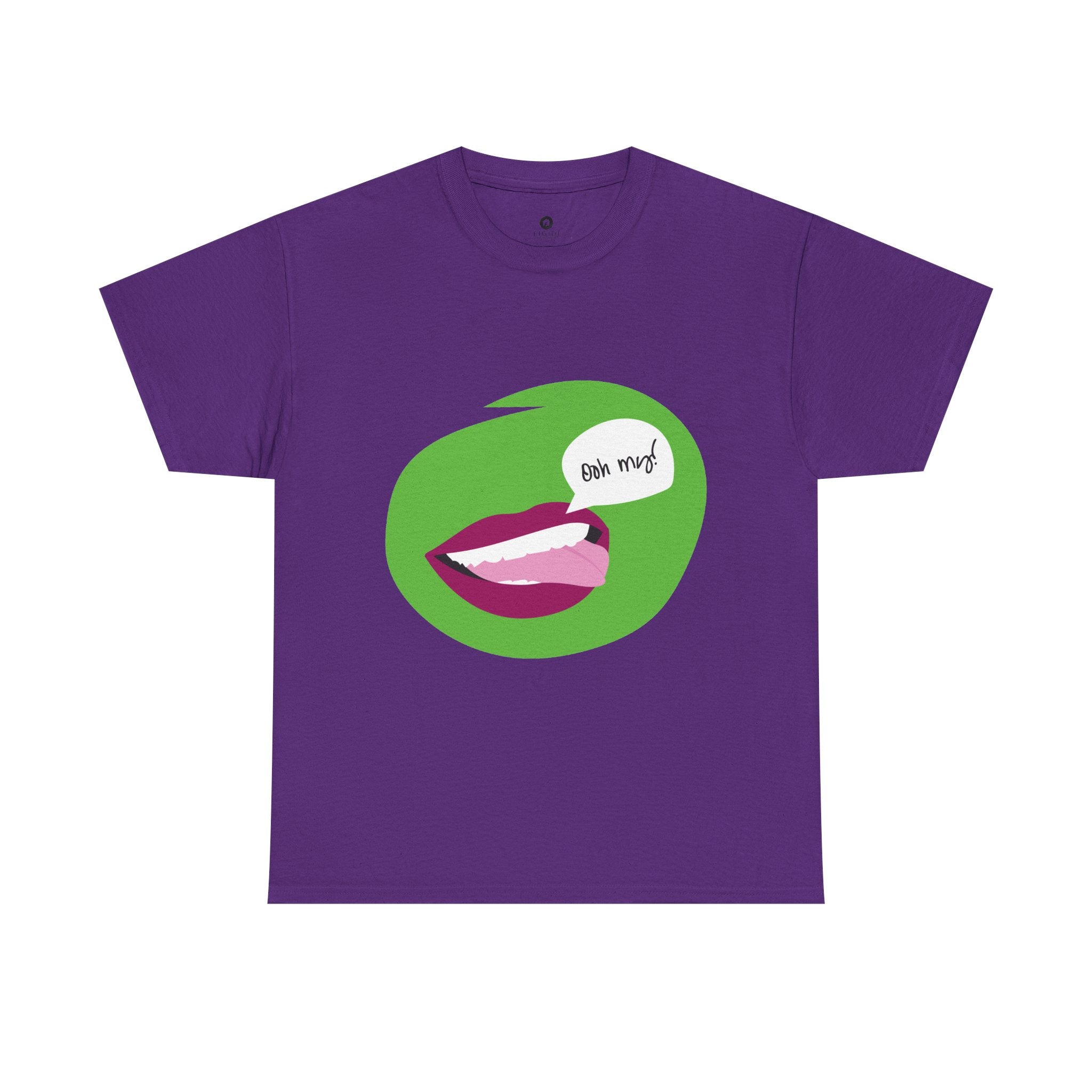 Graphic Tee — 'Bite Me!' Pop Art Lips T-Shirt