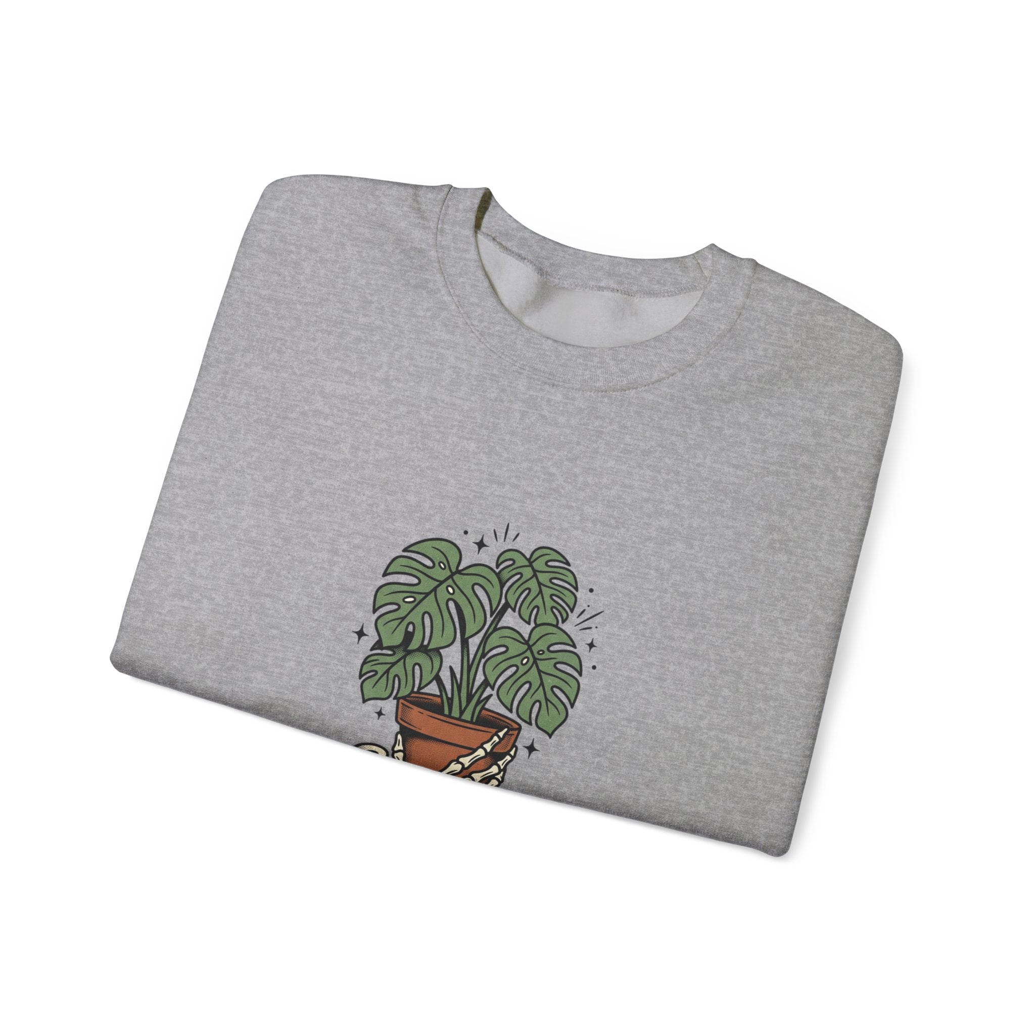 Plant Dad Tattoo-Inspired Sweatshirt | Traditional Flash Plant Lover Crew