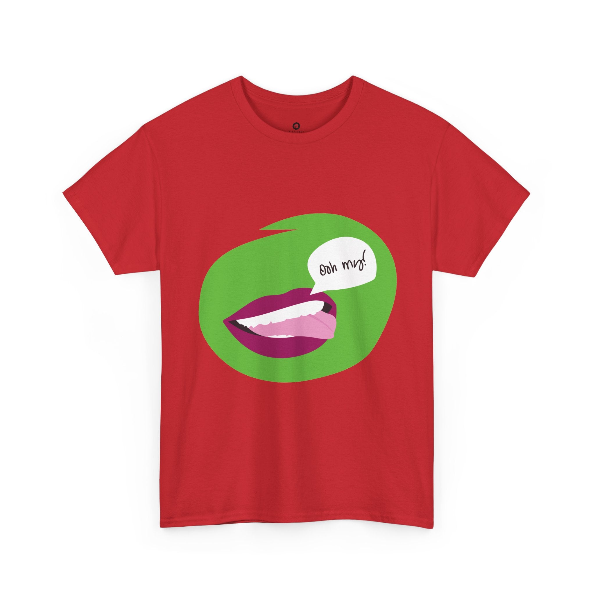 Graphic Tee — 'Bite Me!' Pop Art Lips T-Shirt