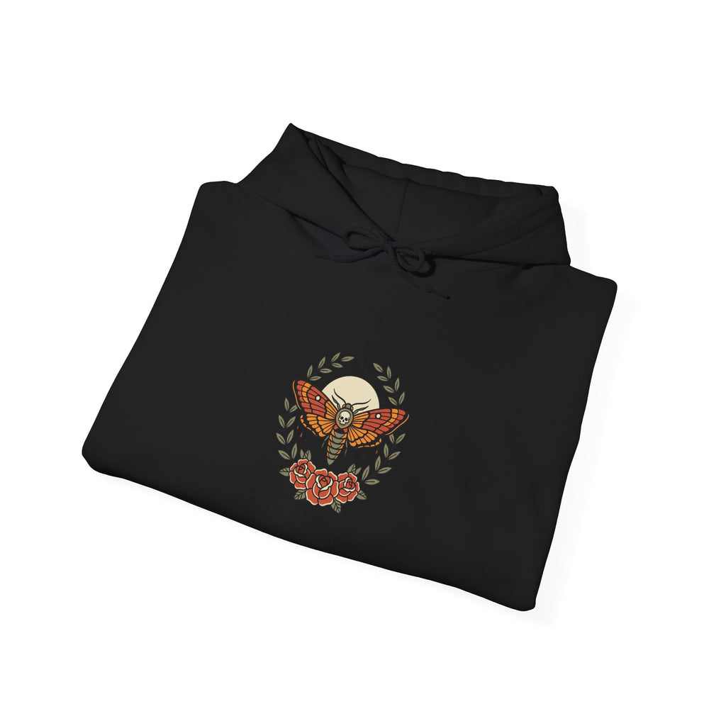 Vintage Eagle Crest Hoodie | Traditional Tattoo-Inspired, Flash Style