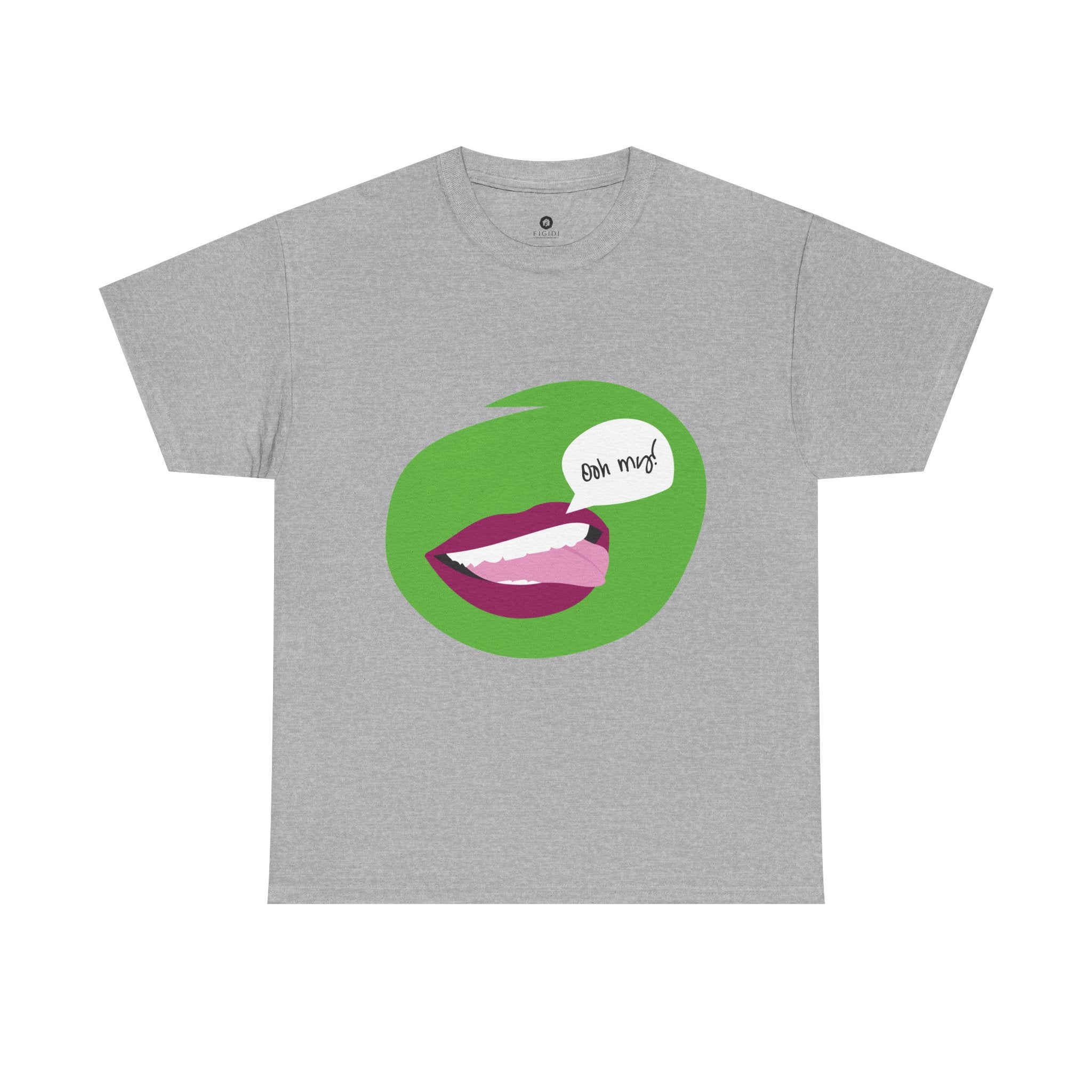 Graphic Tee — 'Bite Me!' Pop Art Lips T-Shirt