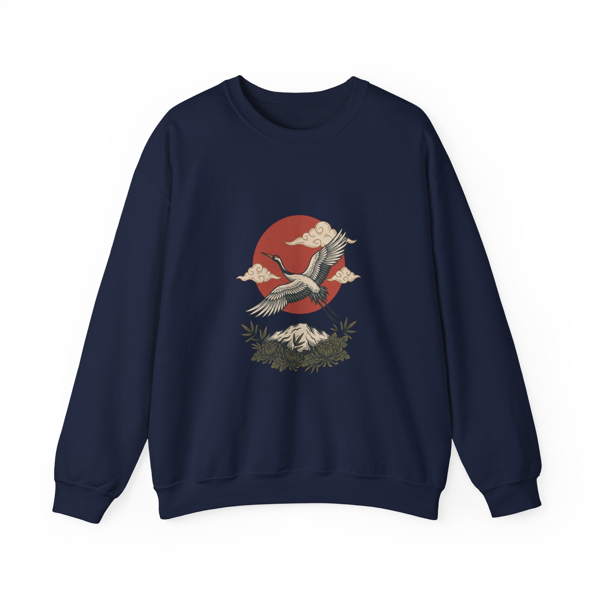 Traditional Tattoo Flying Duck Sweatshirt | Vintage Flash, Bold Outline