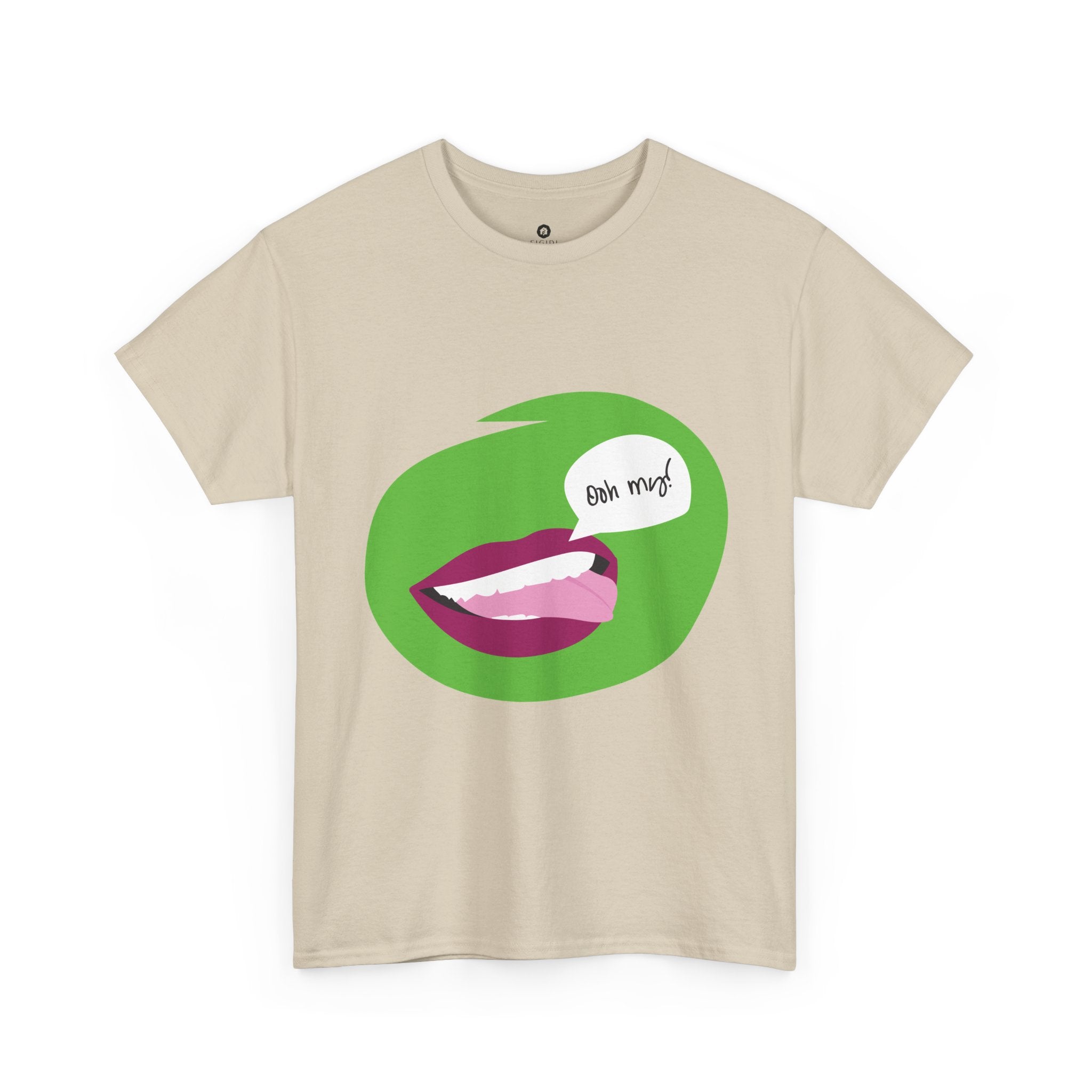 Graphic Tee — 'Bite Me!' Pop Art Lips T-Shirt