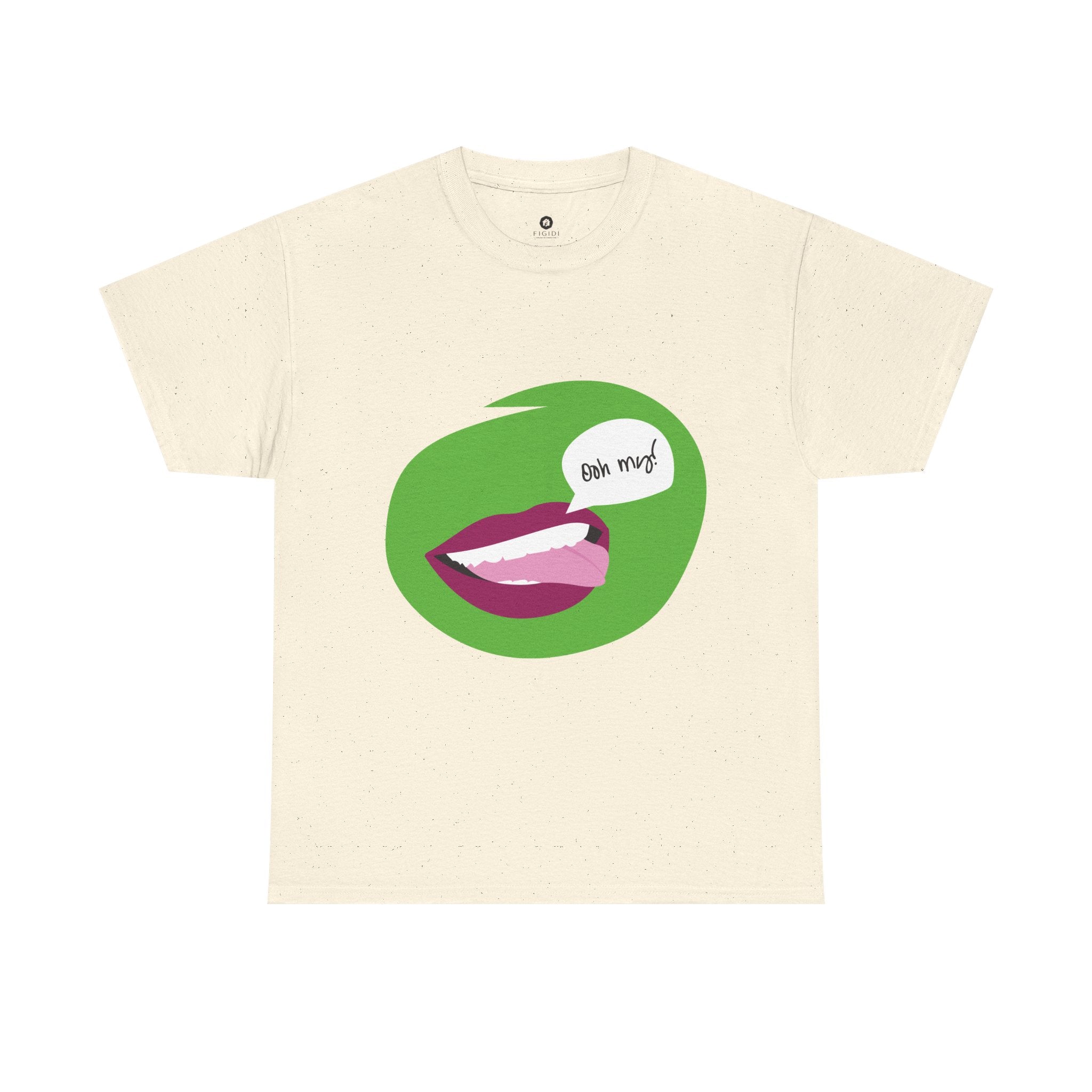 Graphic Tee — 'Bite Me!' Pop Art Lips T-Shirt