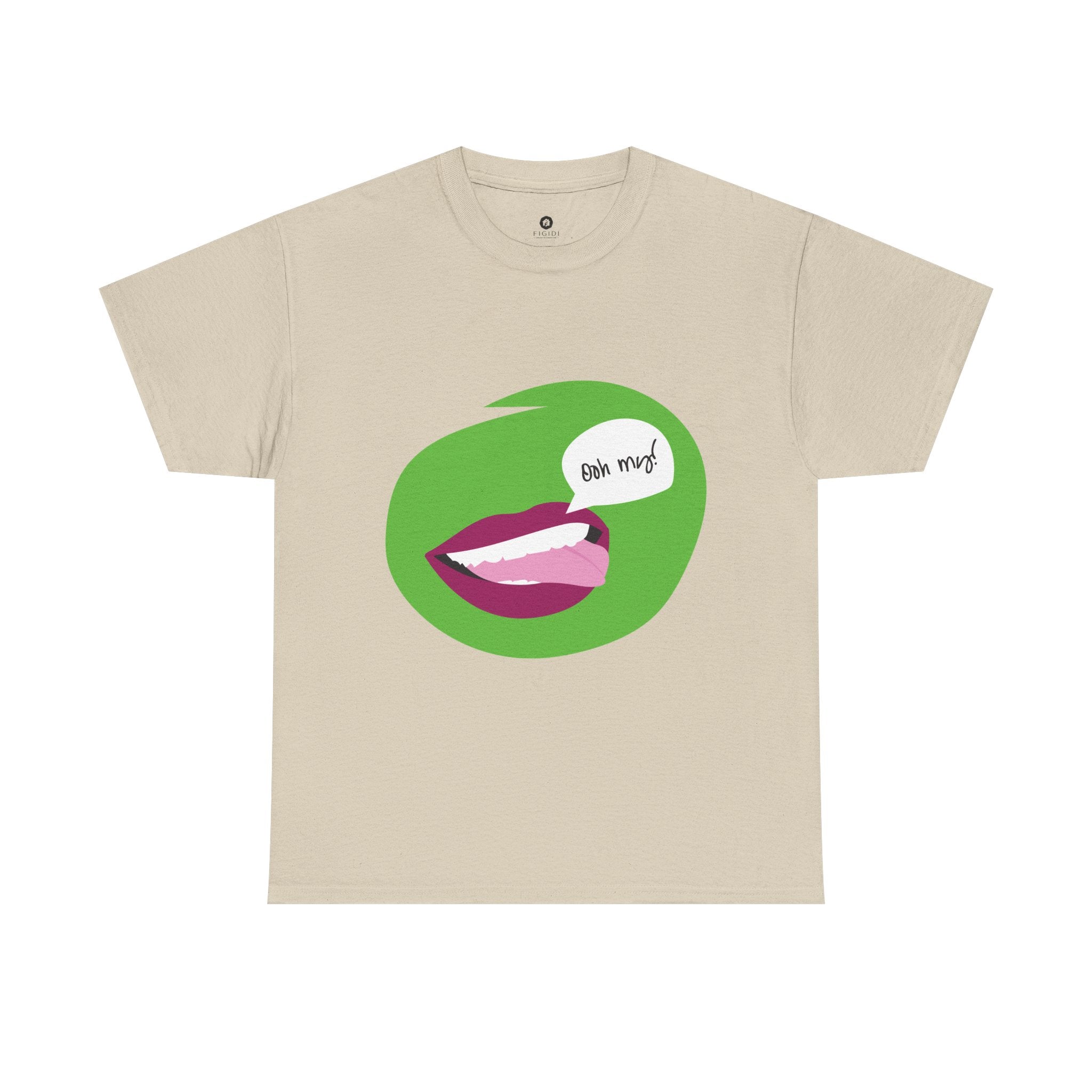 Graphic Tee — 'Bite Me!' Pop Art Lips T-Shirt