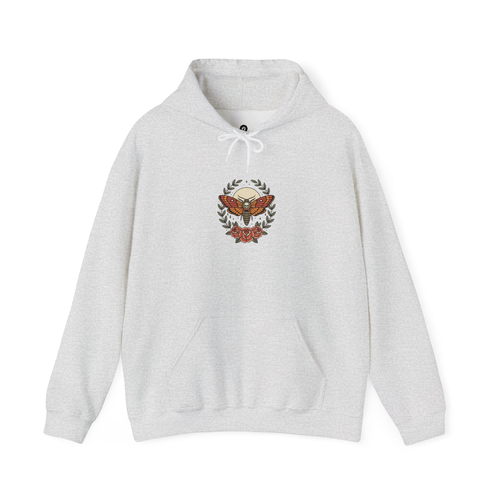 Vintage Eagle Crest Hoodie | Traditional Tattoo-Inspired, Flash Style