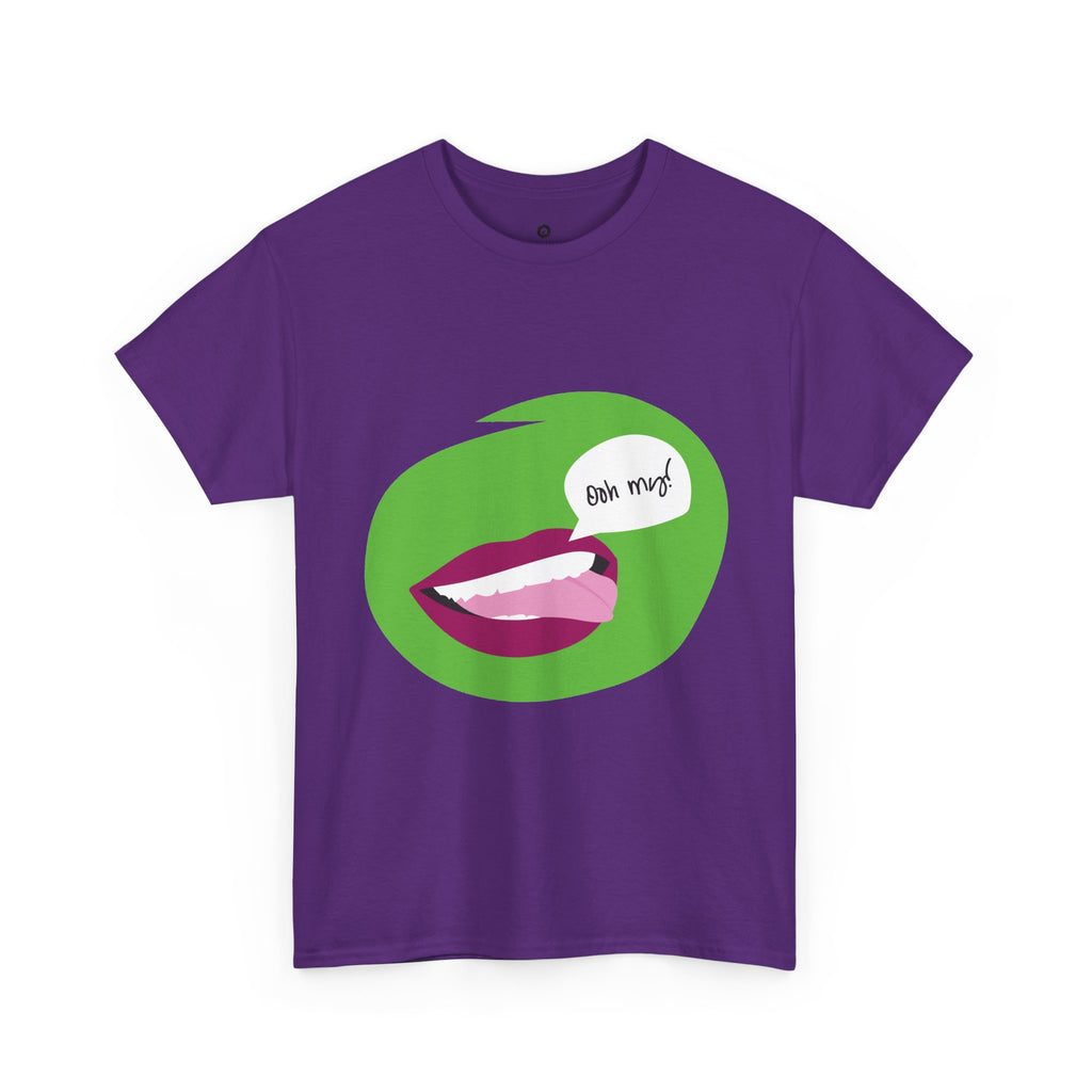 Graphic Tee — 'Bite Me!' Pop Art Lips T-Shirt