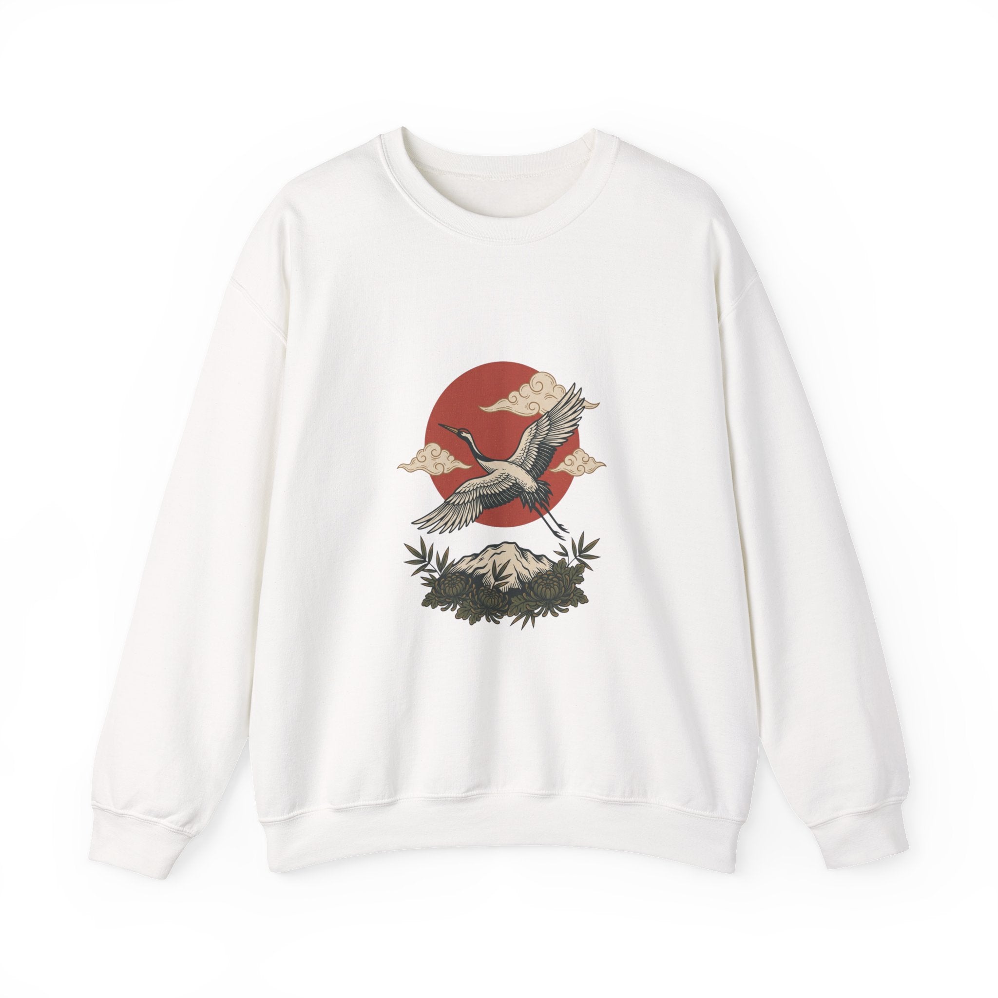 Traditional Tattoo Flying Duck Sweatshirt | Vintage Flash, Bold Outline