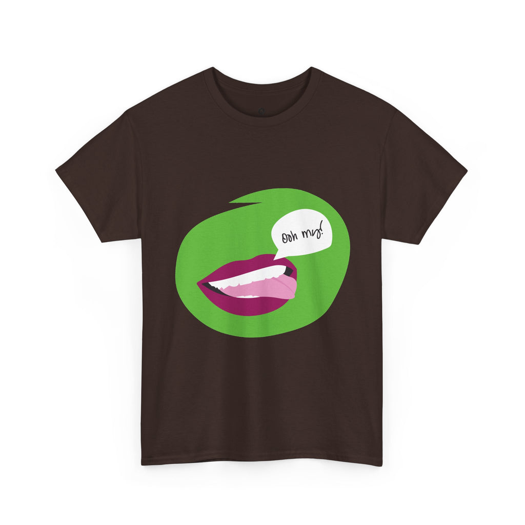 Graphic Tee — 'Bite Me!' Pop Art Lips T-Shirt