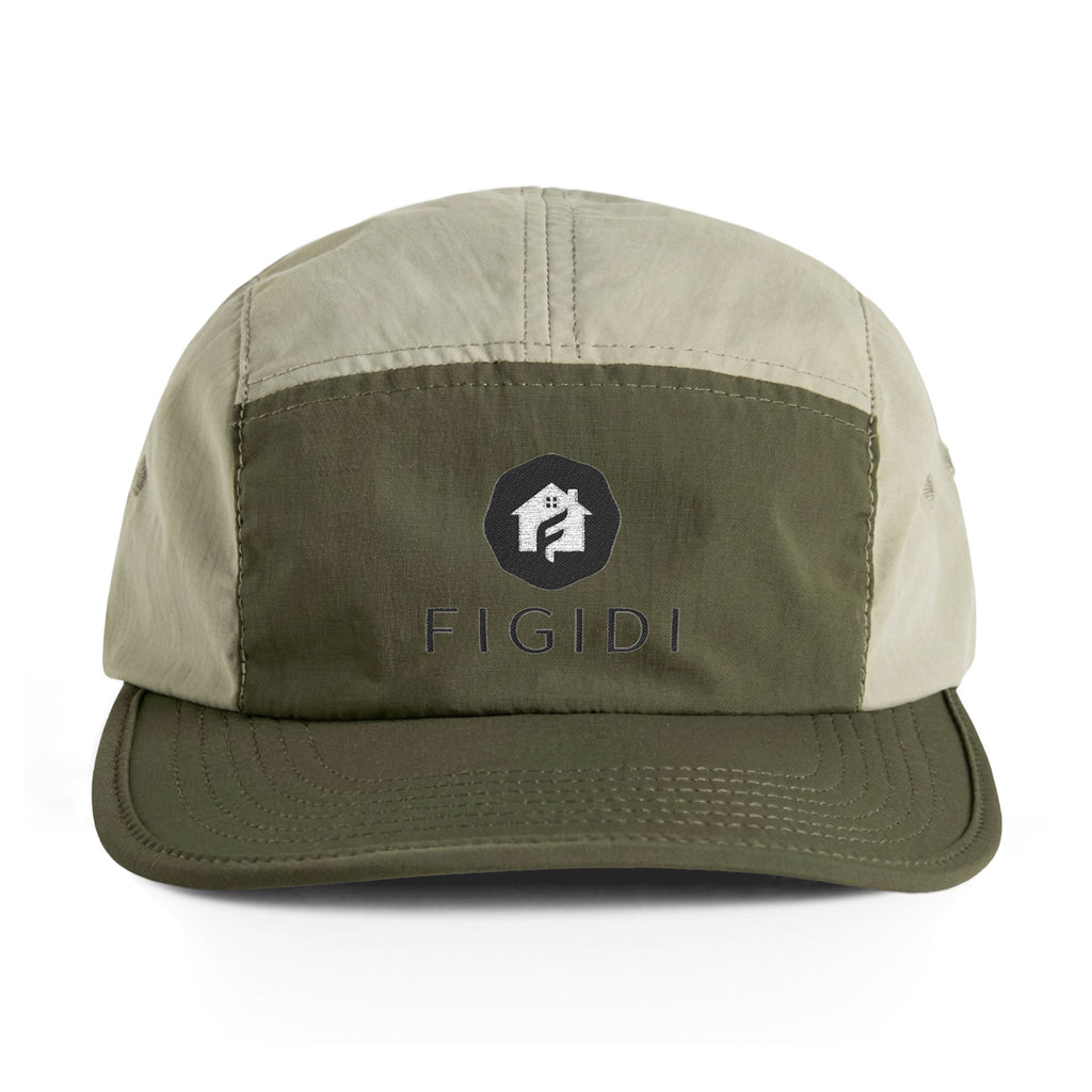 Two-Tone Nylon Cap — FIGIDI Logo Adjustable Hat