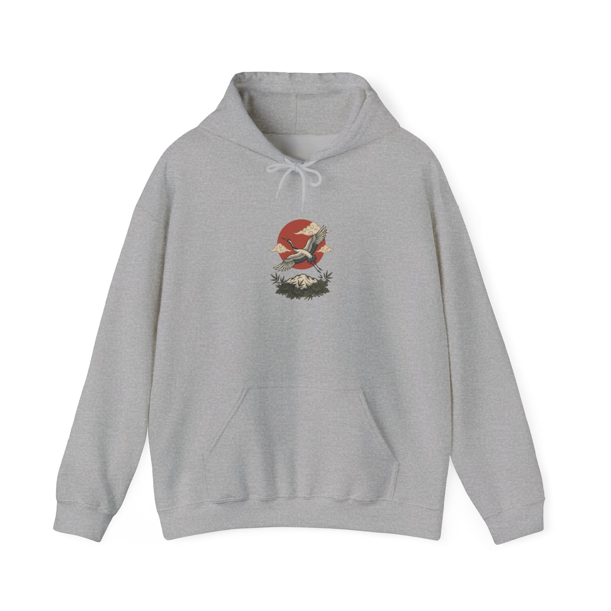 Swallow & Banner Heart Hoodie | Traditional Tattoo-Inspired, Flash-Style