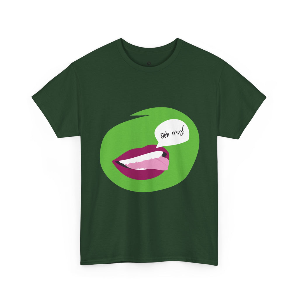 Graphic Tee — 'Bite Me!' Pop Art Lips T-Shirt