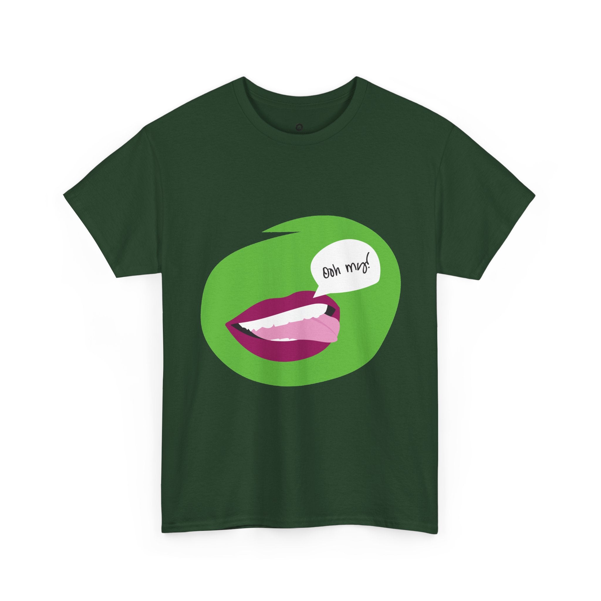 Graphic Tee — 'Bite Me!' Pop Art Lips T-Shirt