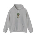 Potted Monstera Traditional Tattoo Hoodie | Vintage Flash Plant Illustration