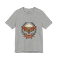 Moth & Roses Traditional Tattoo Tee | Vintage Flash, Banner Floral