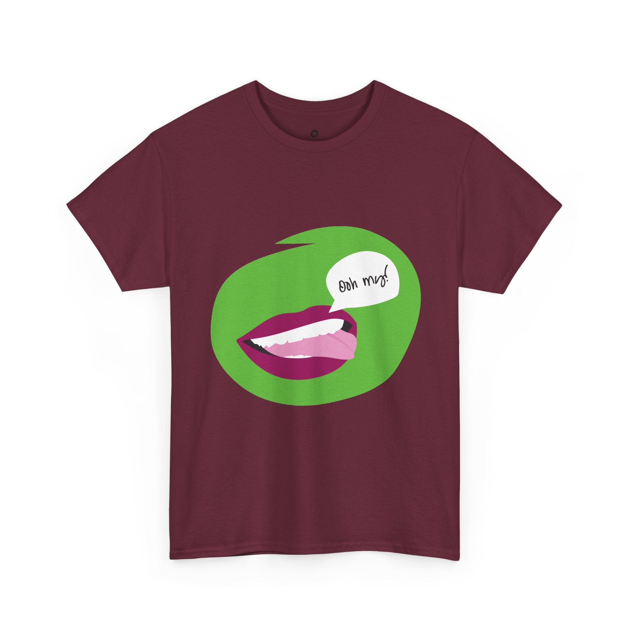 Graphic Tee — 'Bite Me!' Pop Art Lips T-Shirt