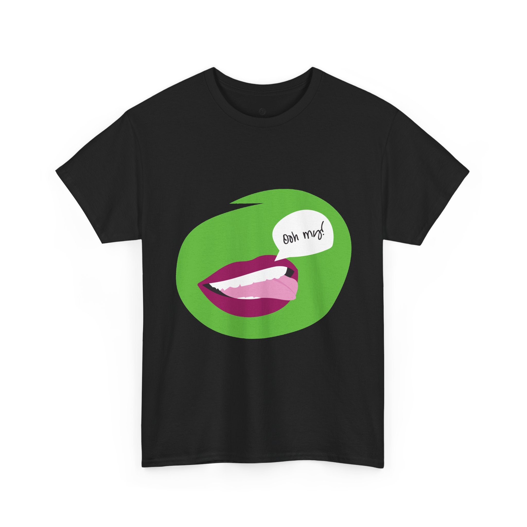 Graphic Tee — 'Bite Me!' Pop Art Lips T-Shirt