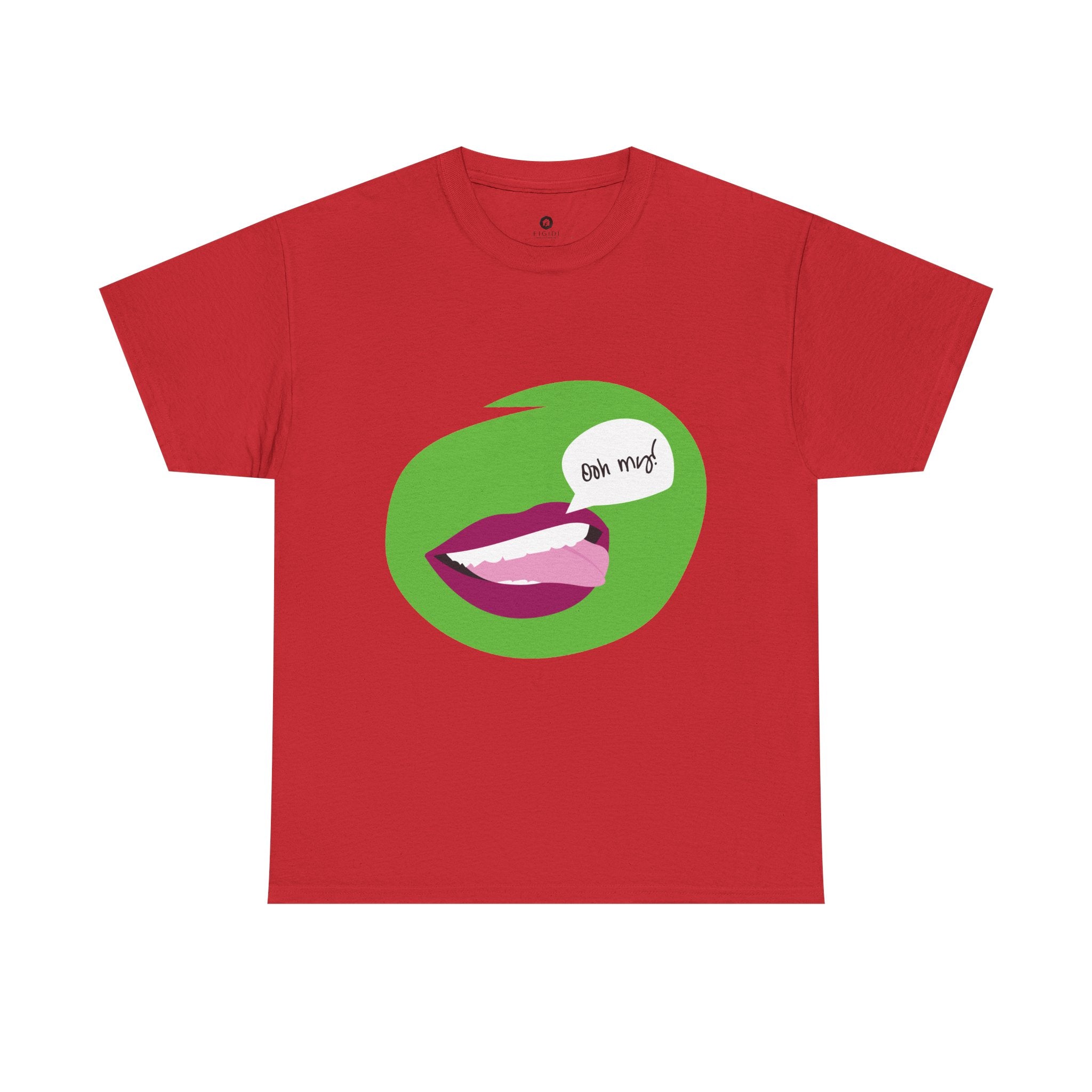 Graphic Tee — 'Bite Me!' Pop Art Lips T-Shirt