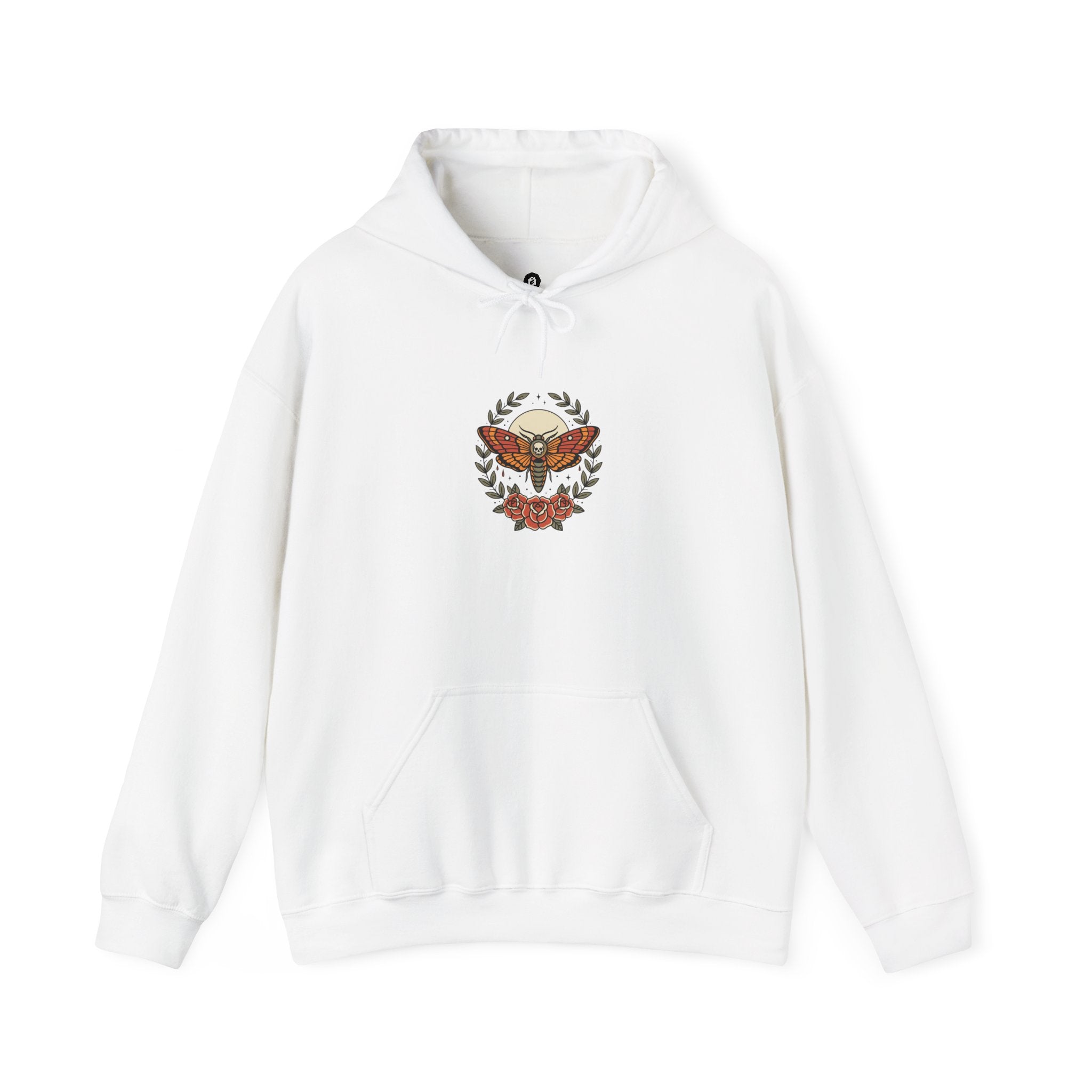 Vintage Eagle Crest Hoodie | Traditional Tattoo-Inspired, Flash Style