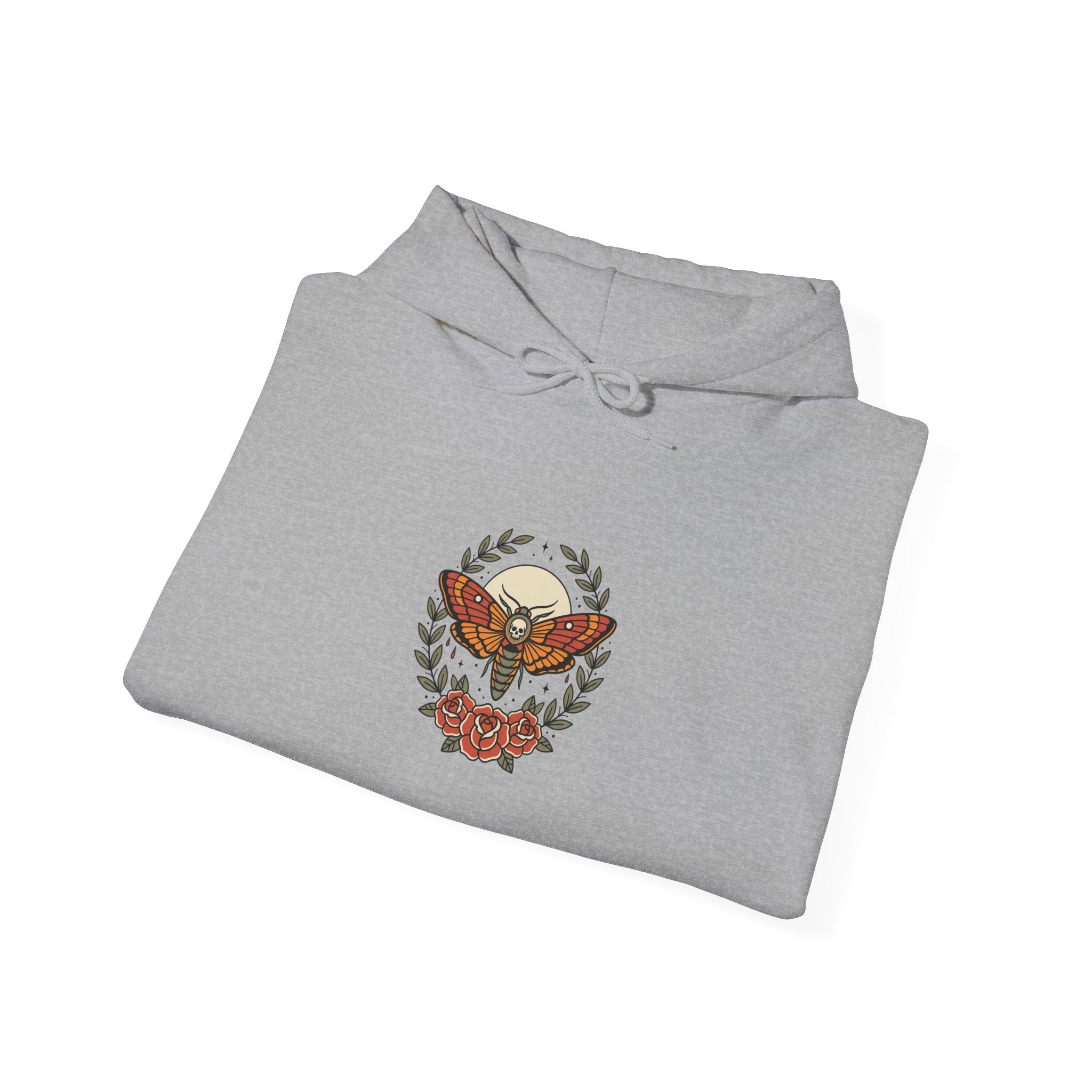 Vintage Eagle Crest Hoodie | Traditional Tattoo-Inspired, Flash Style