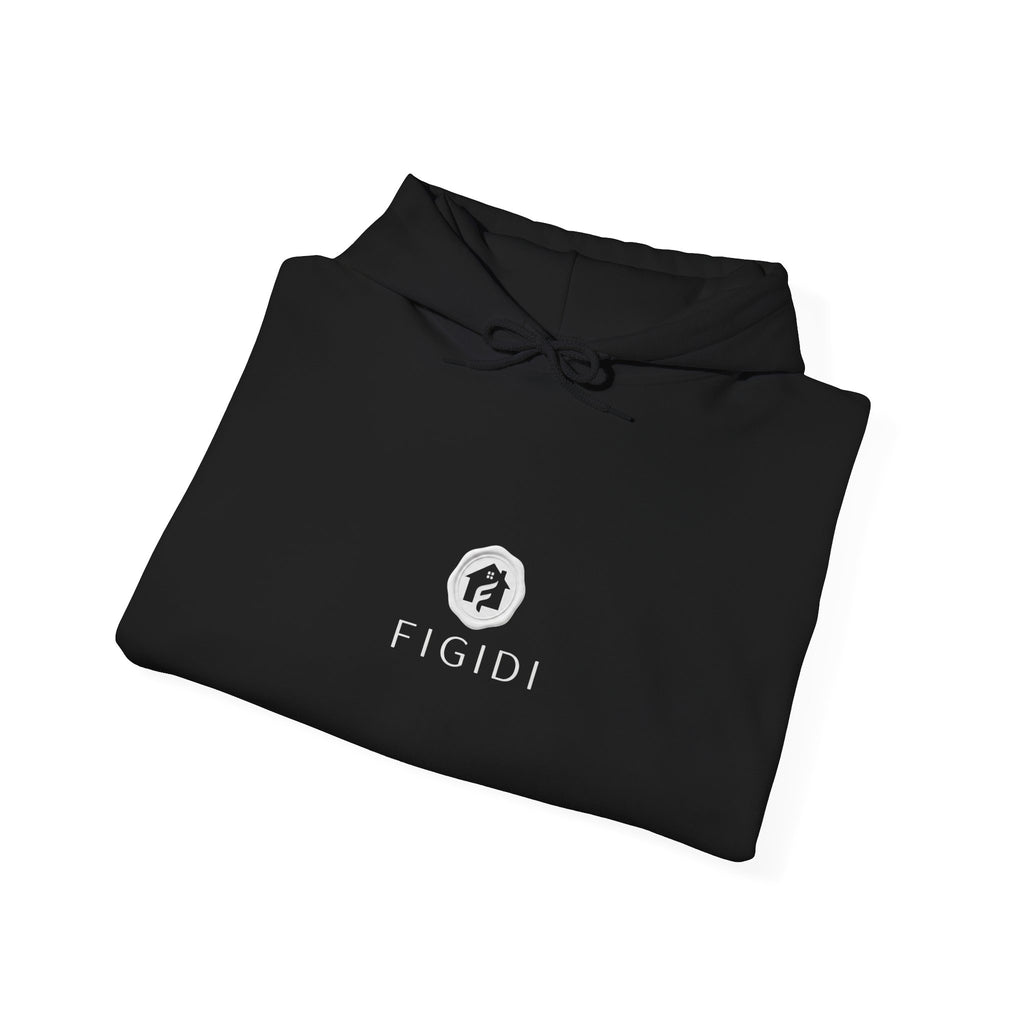 Hoodie — 'Life So Short' Minimal Logo Black Pullover