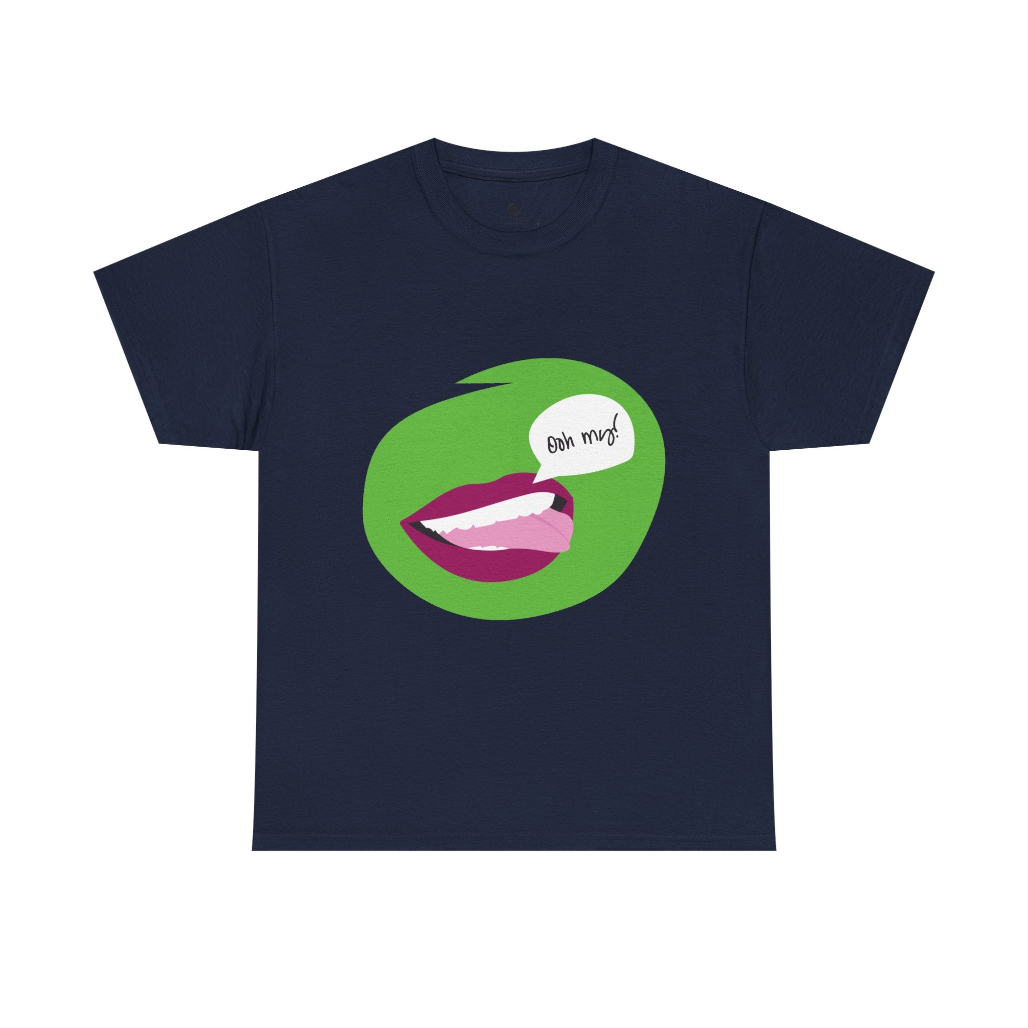Graphic Tee — 'Bite Me!' Pop Art Lips T-Shirt