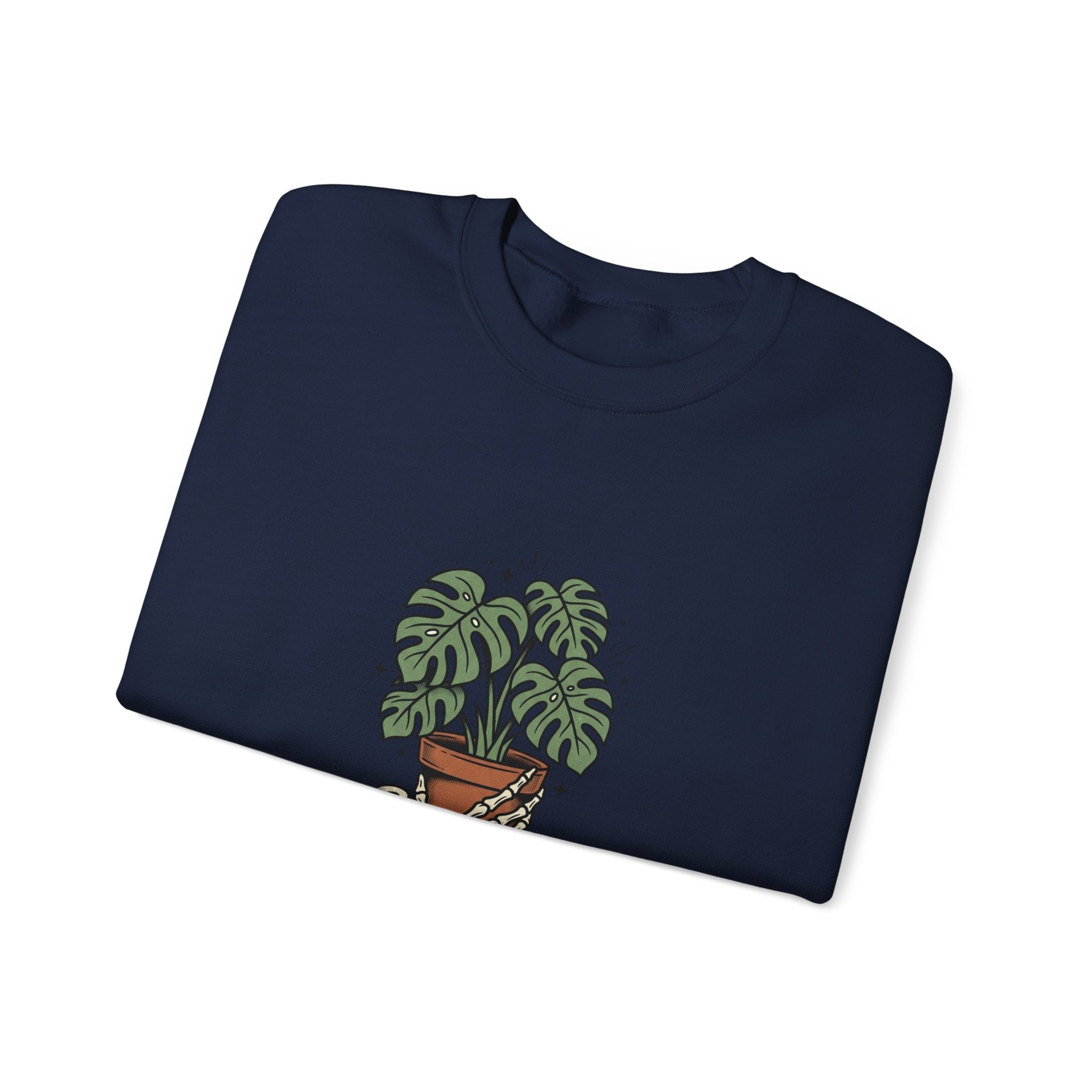 Plant Dad Tattoo-Inspired Sweatshirt | Traditional Flash Plant Lover Crew