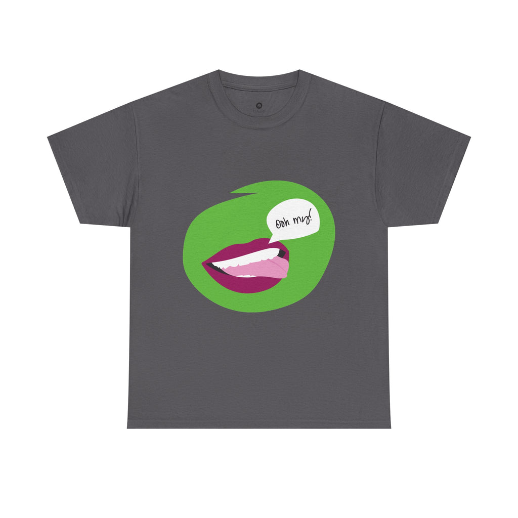 Graphic Tee — 'Bite Me!' Pop Art Lips T-Shirt