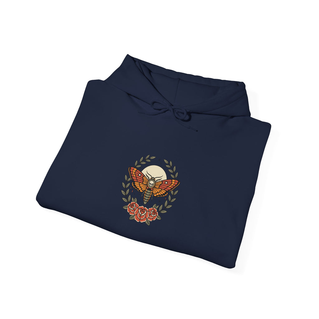 Vintage Eagle Crest Hoodie | Traditional Tattoo-Inspired, Flash Style