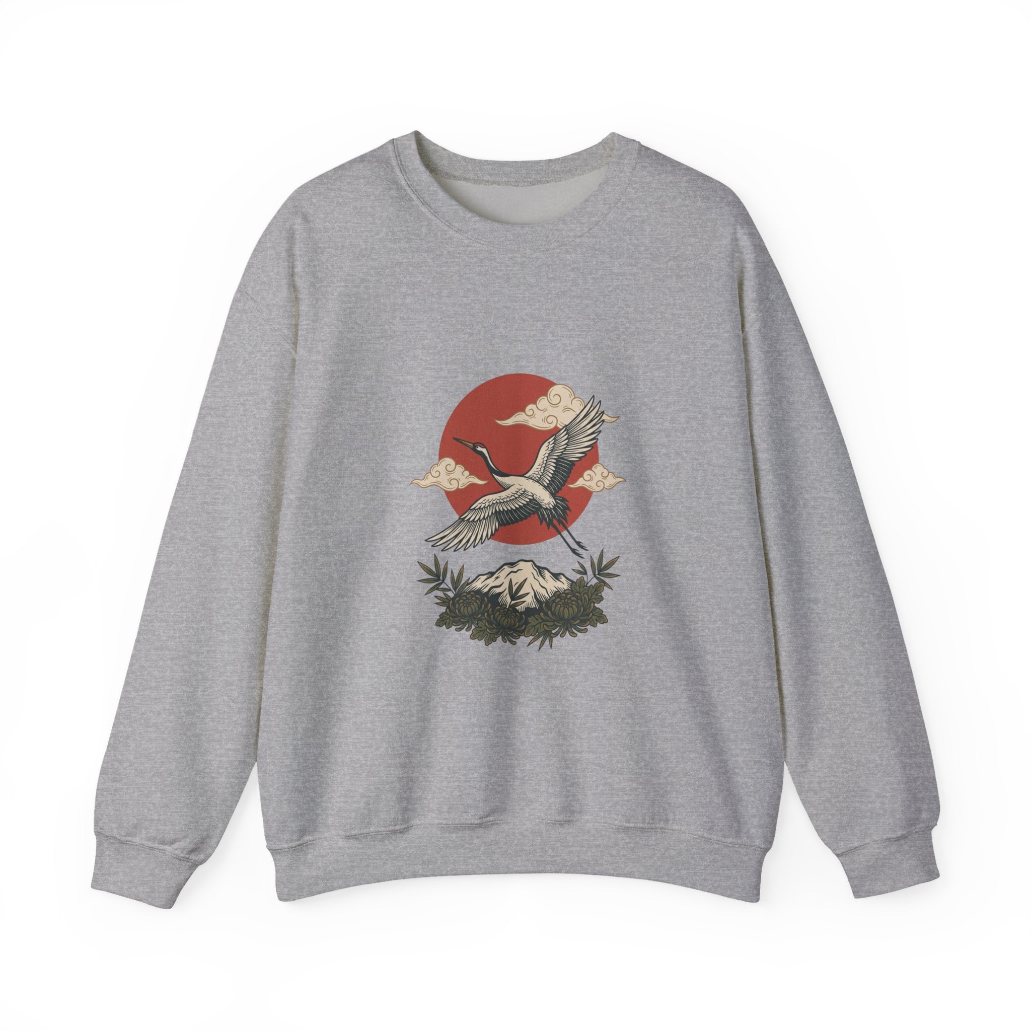 Traditional Tattoo Flying Duck Sweatshirt | Vintage Flash, Bold Outline