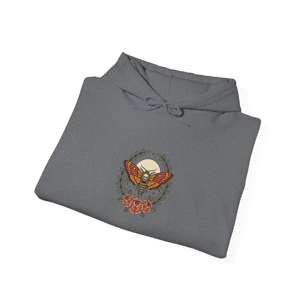 Vintage Eagle Crest Hoodie | Traditional Tattoo-Inspired, Flash Style