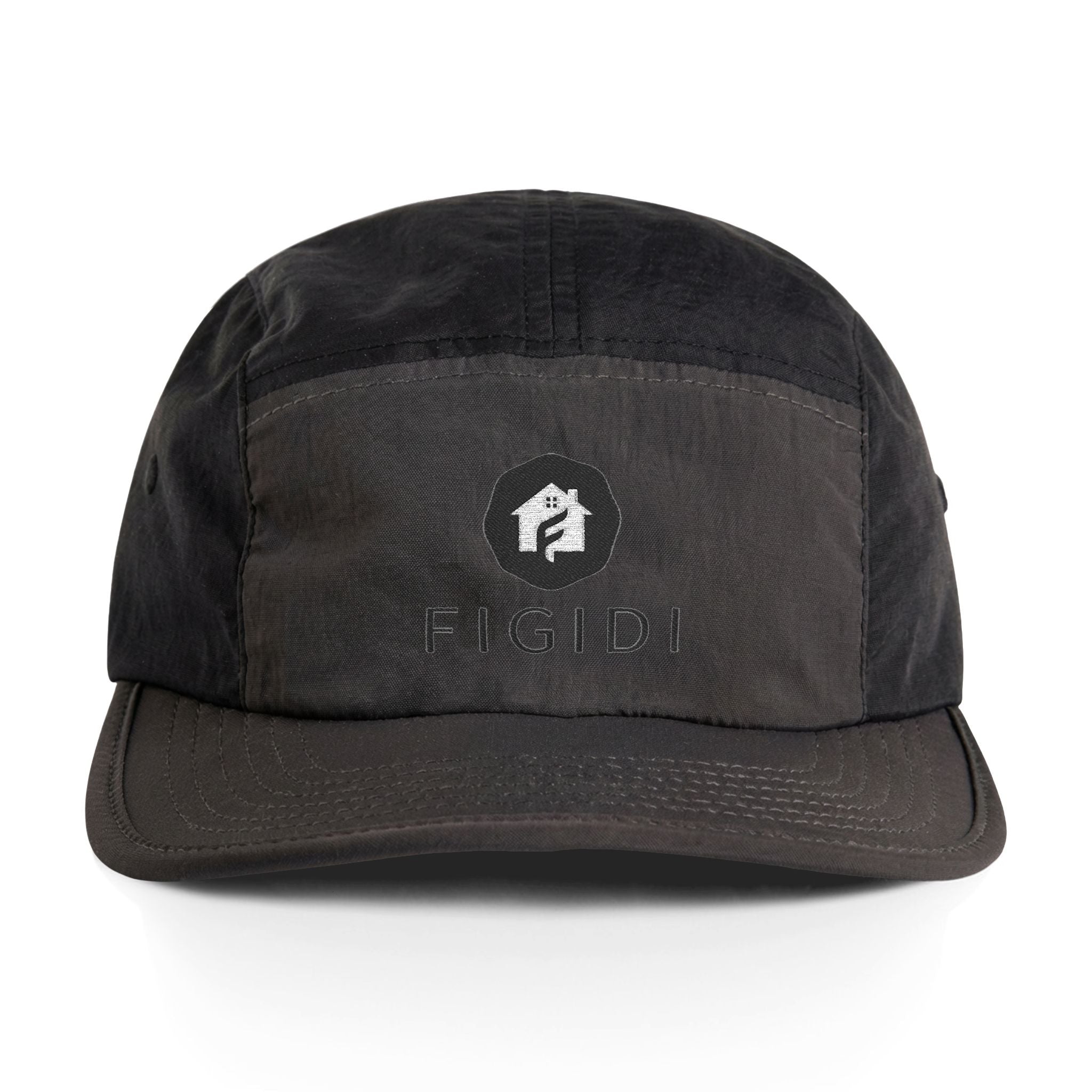 Two-Tone Nylon Cap — FIGIDI Logo Adjustable Hat