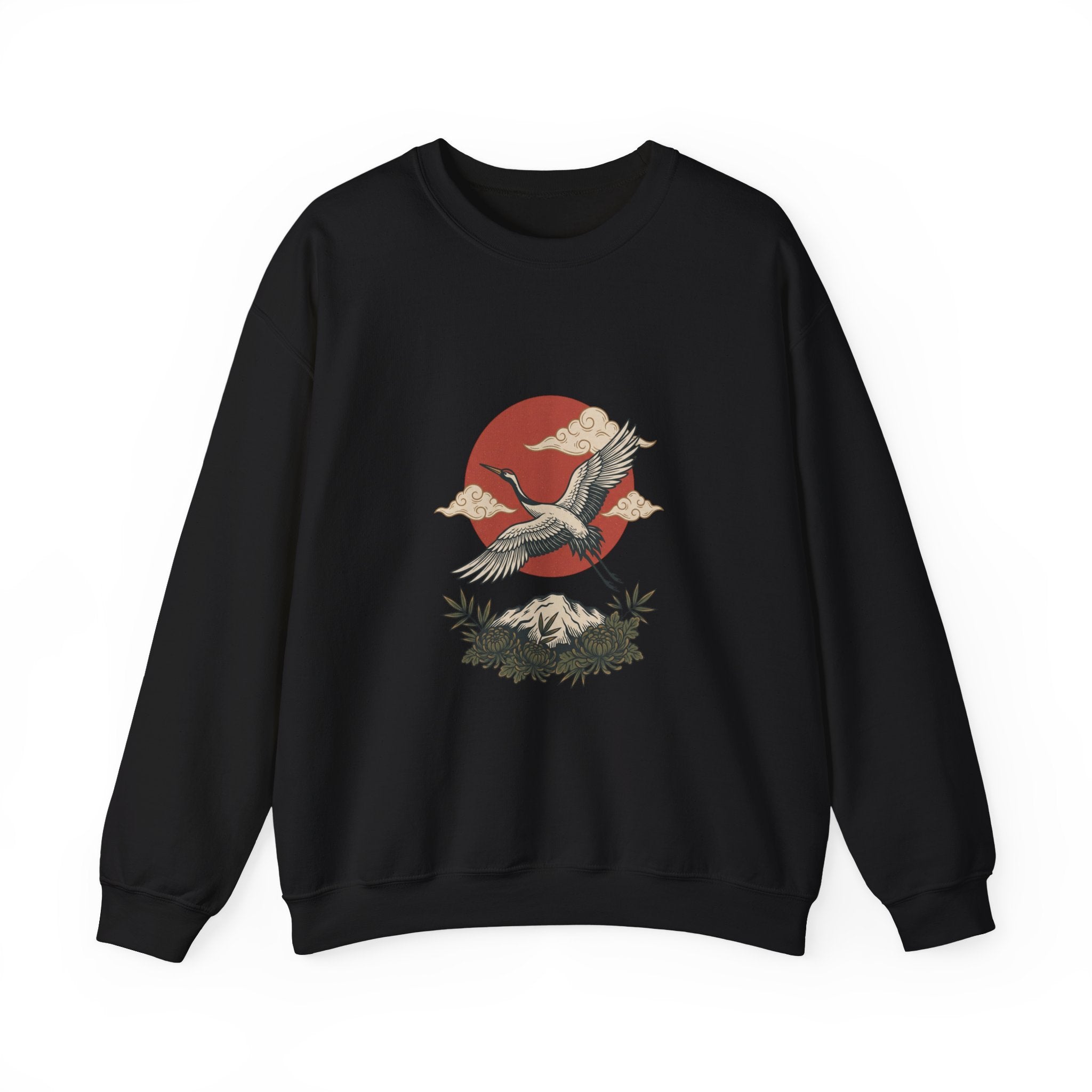 Traditional Tattoo Flying Duck Sweatshirt | Vintage Flash, Bold Outline