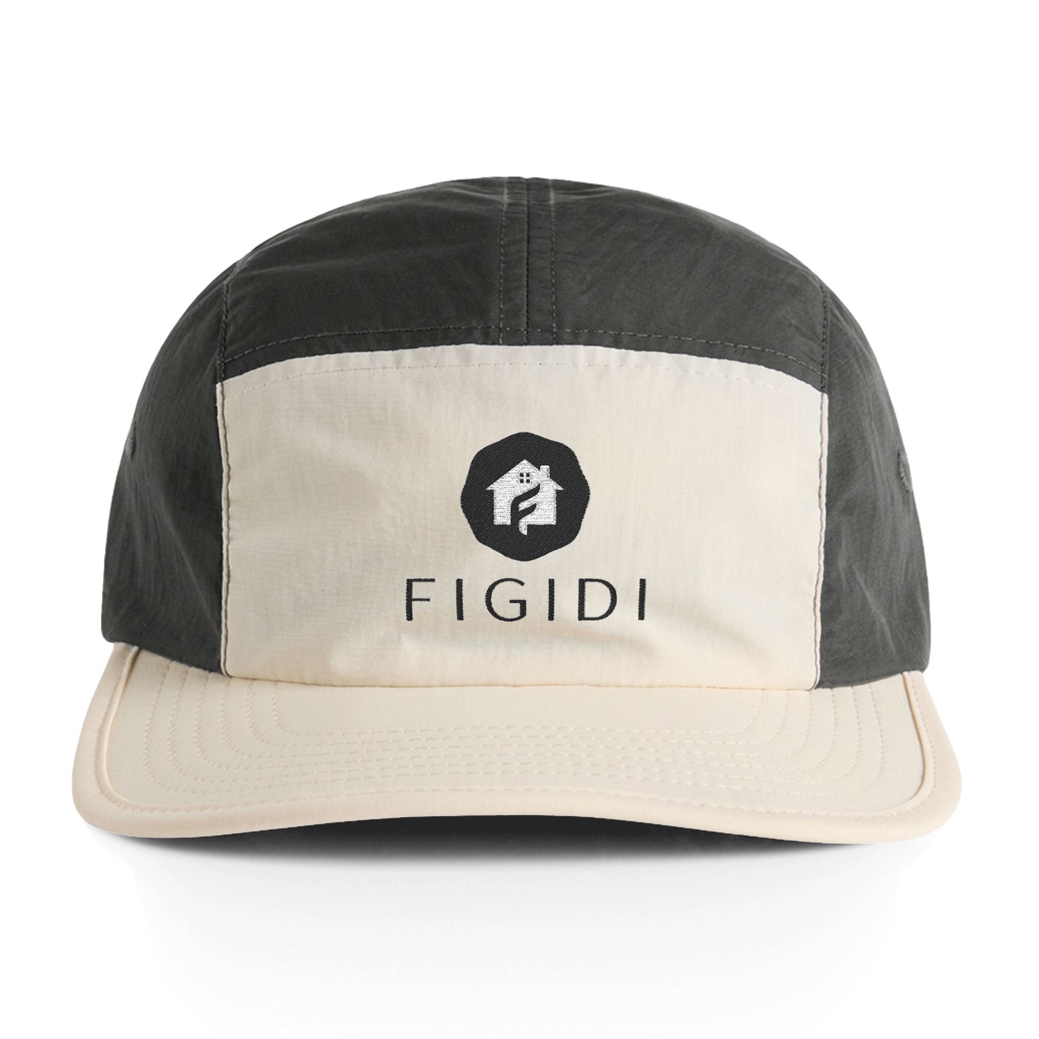 Two-Tone Nylon Cap — FIGIDI Logo Adjustable Hat