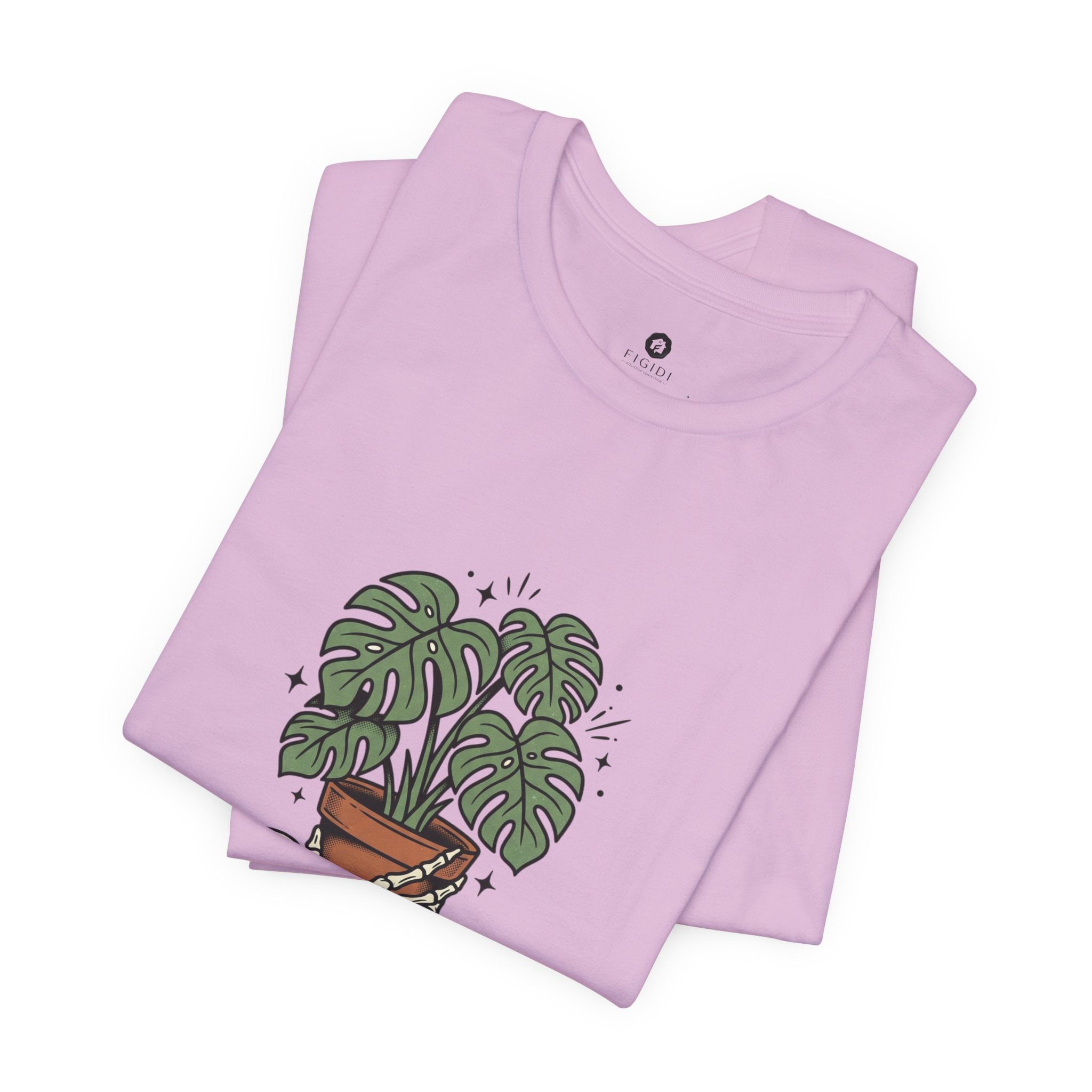Plant Dad Society T-Shirt | Traditional Tattoo Plant Badge, Monstera Floral Flash