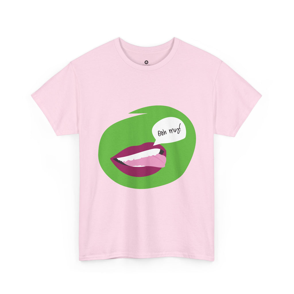 Graphic Tee — 'Bite Me!' Pop Art Lips T-Shirt