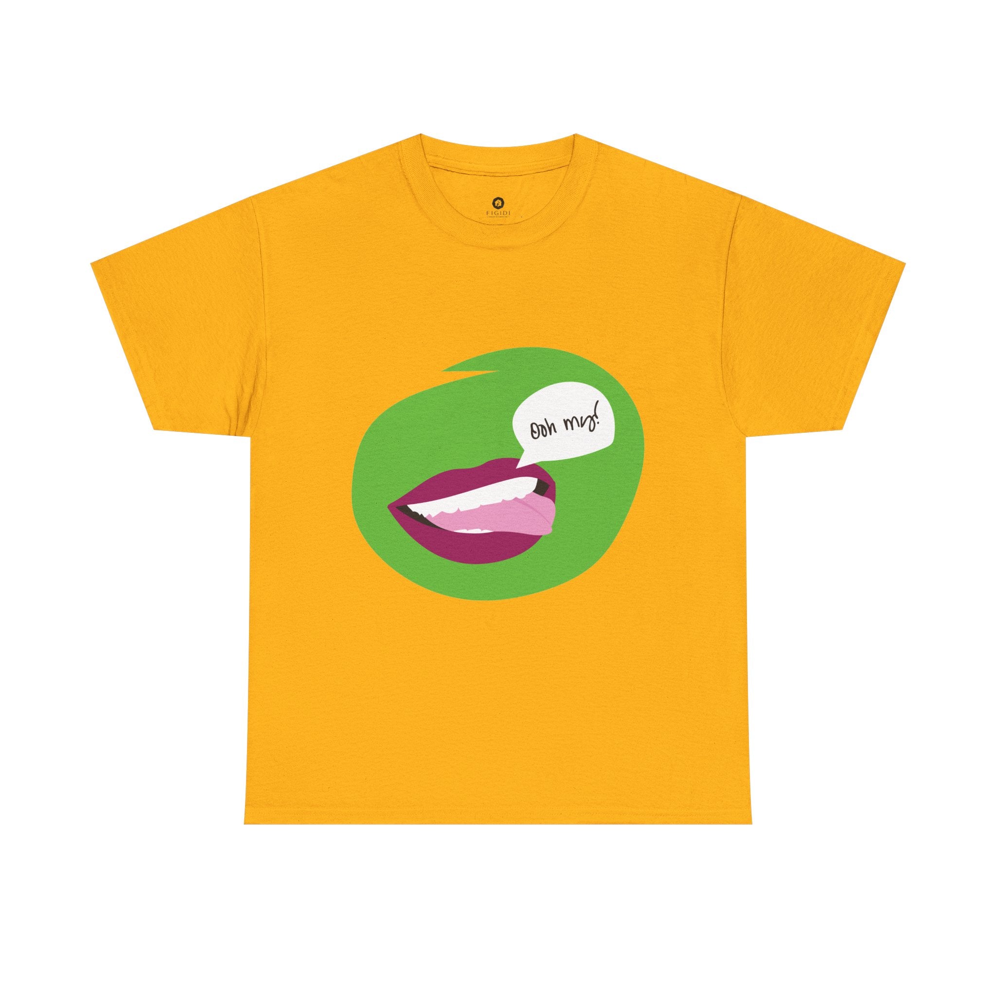 Graphic Tee — 'Bite Me!' Pop Art Lips T-Shirt